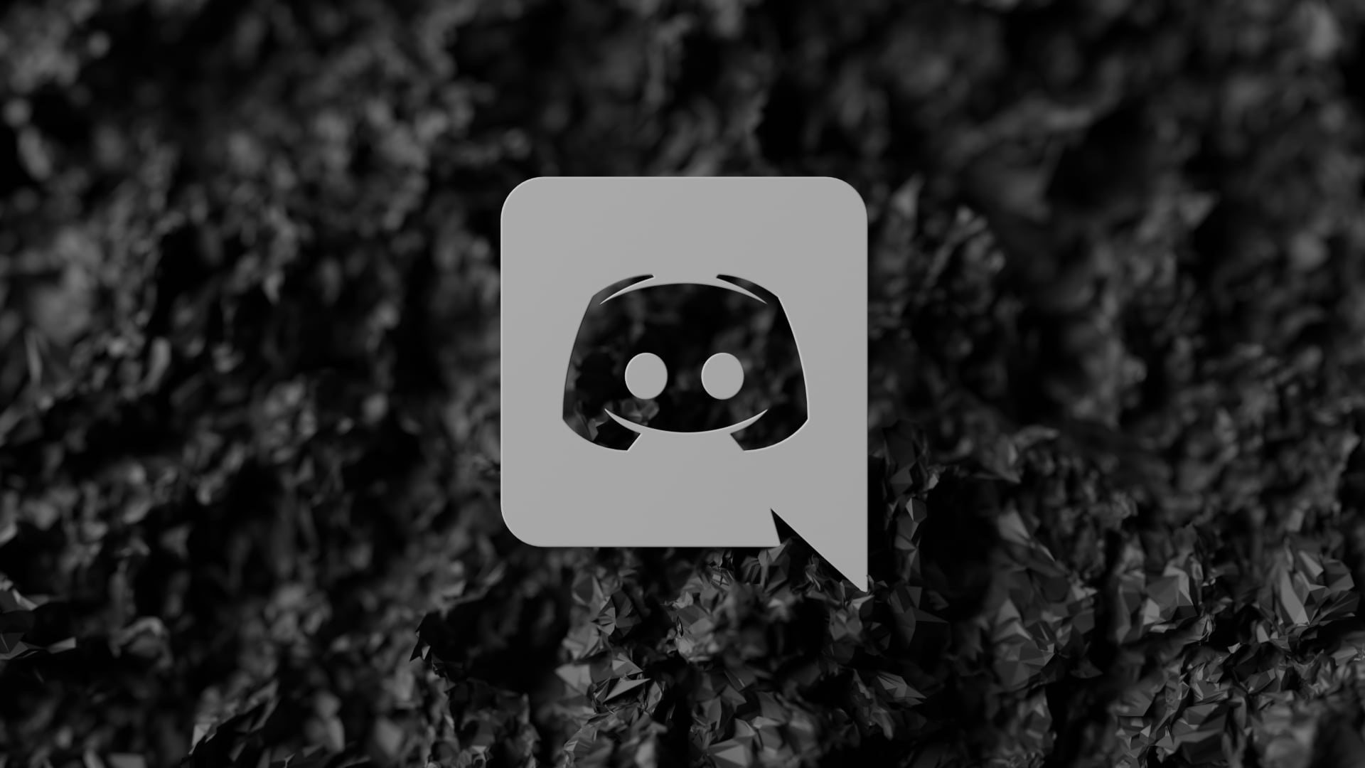 Discord logo on a textured background HD Wallpaper