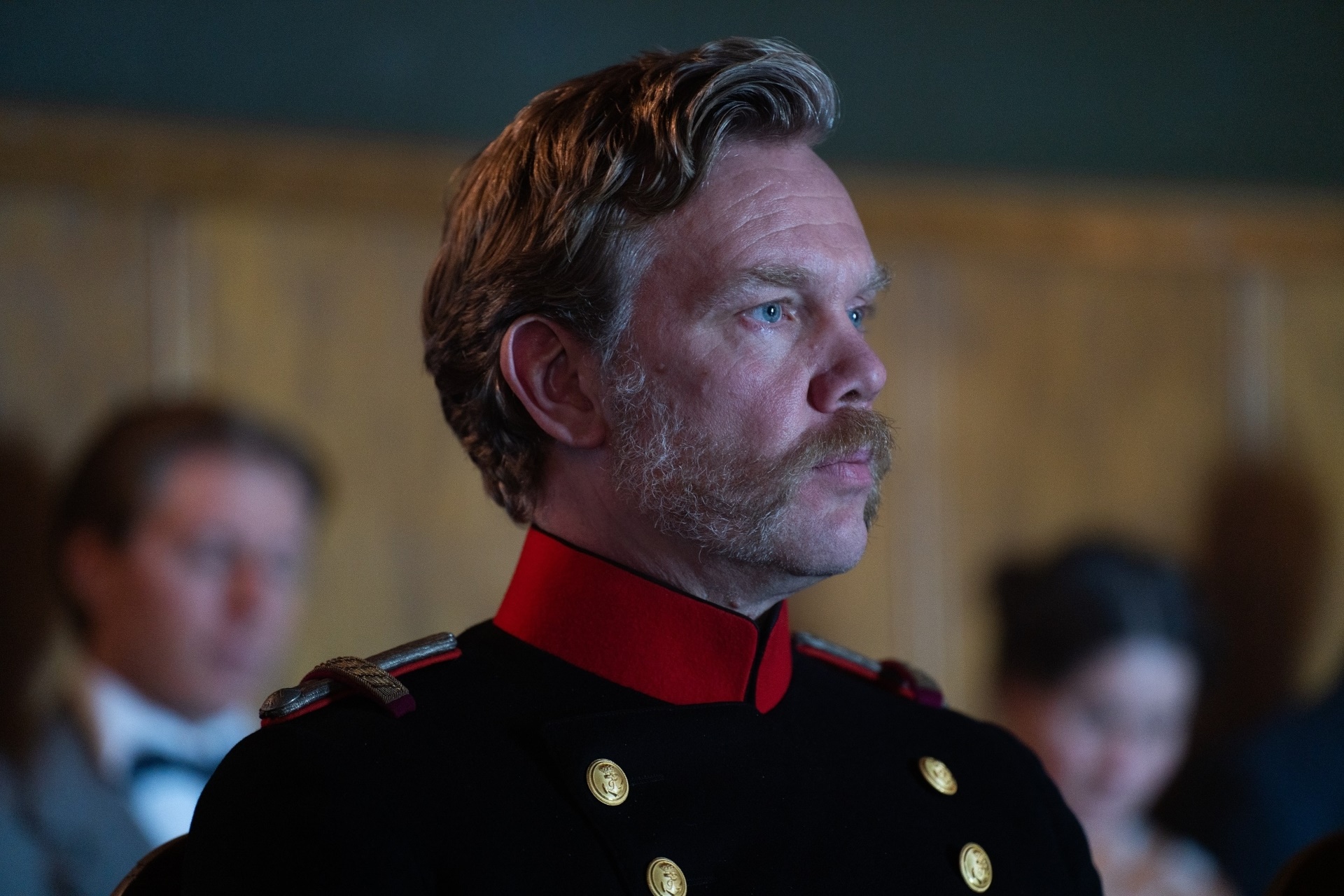 Sam Redford in military uniform HD Wallpaper