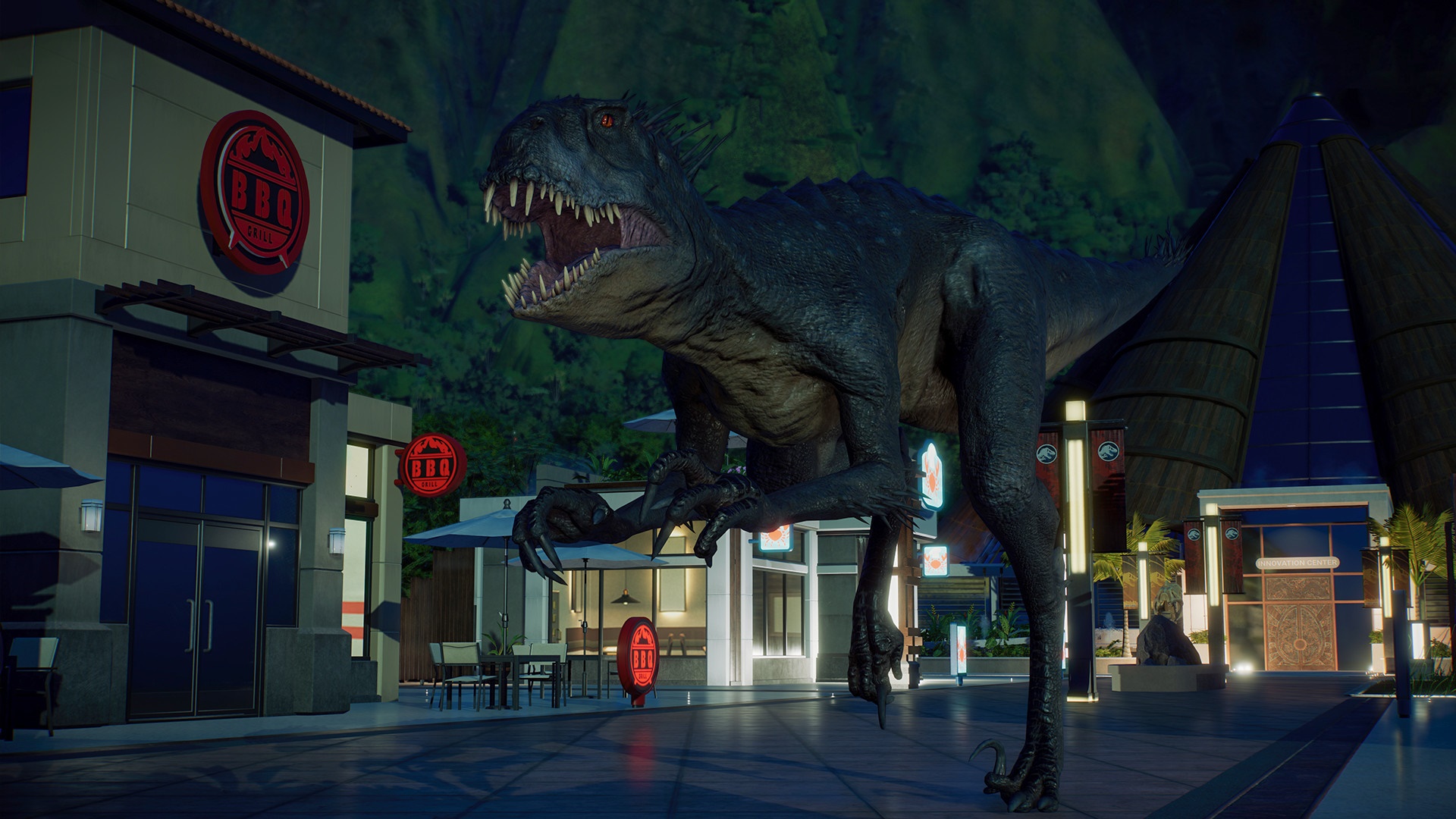Indominus Rex in Jurassic World Evolution 2 HD Wallpaper