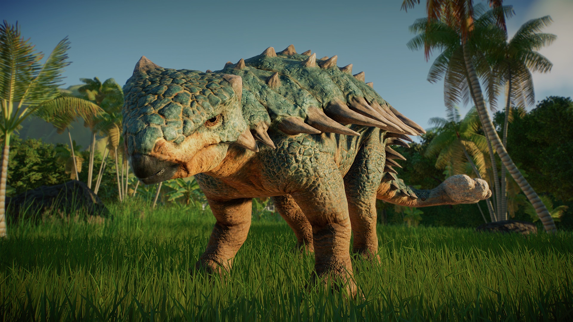 Ankylosaurus from Jurassic World Evolution 2 HD Wallpaper