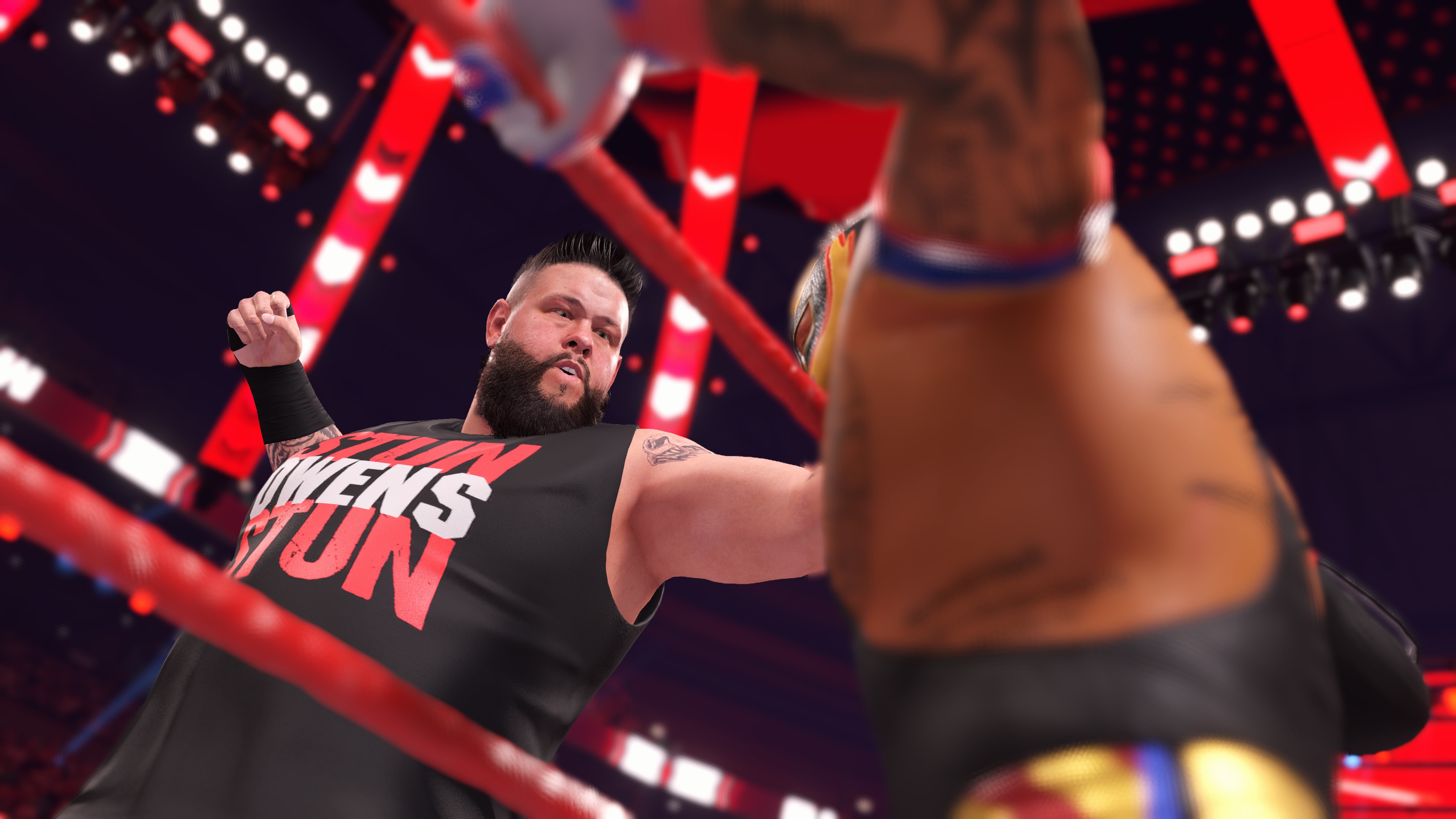 Kevin Owens from WWE 2K22 4K HD Wallpaper