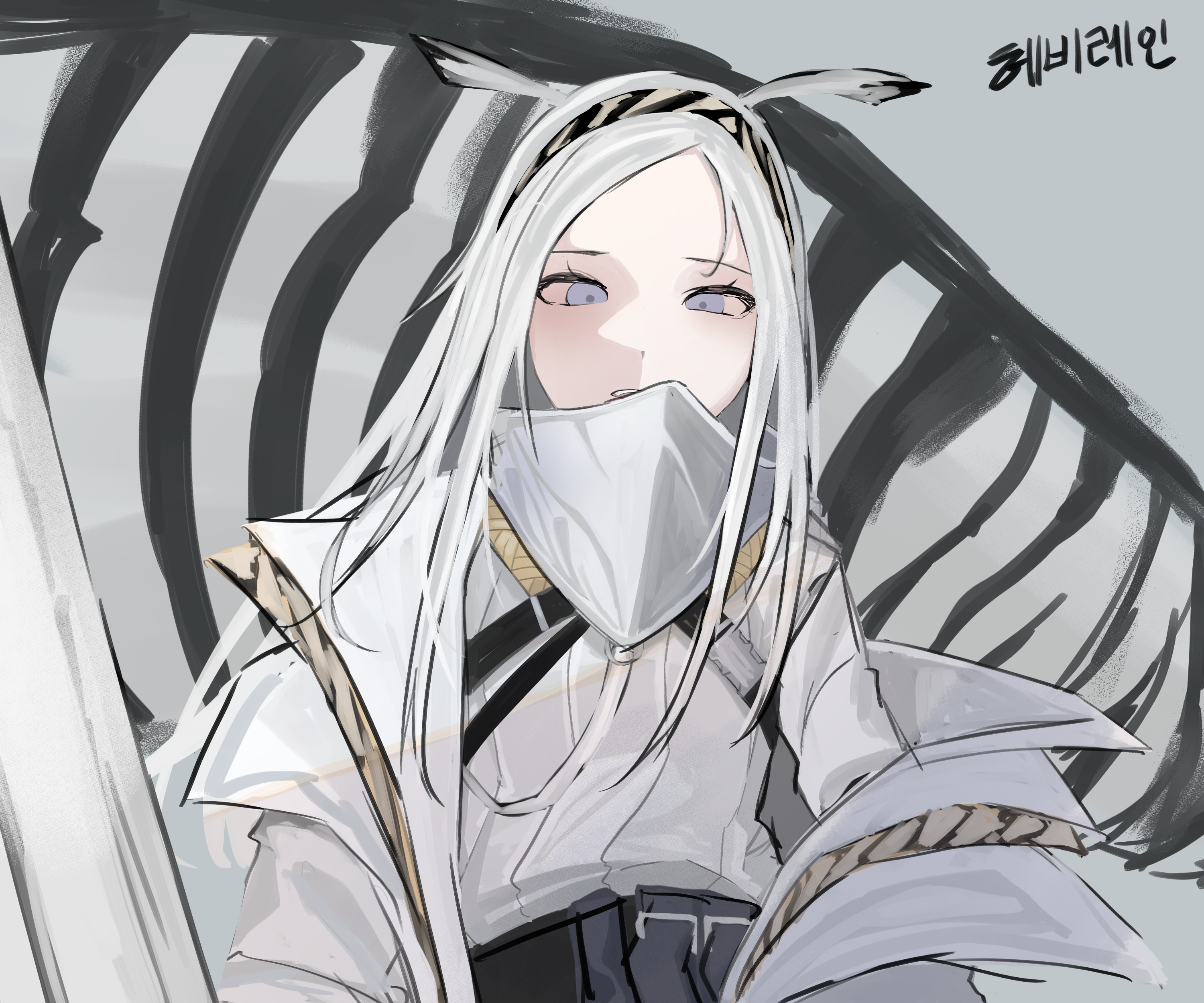 Heavyrain from Arknights HD Wallpaper
