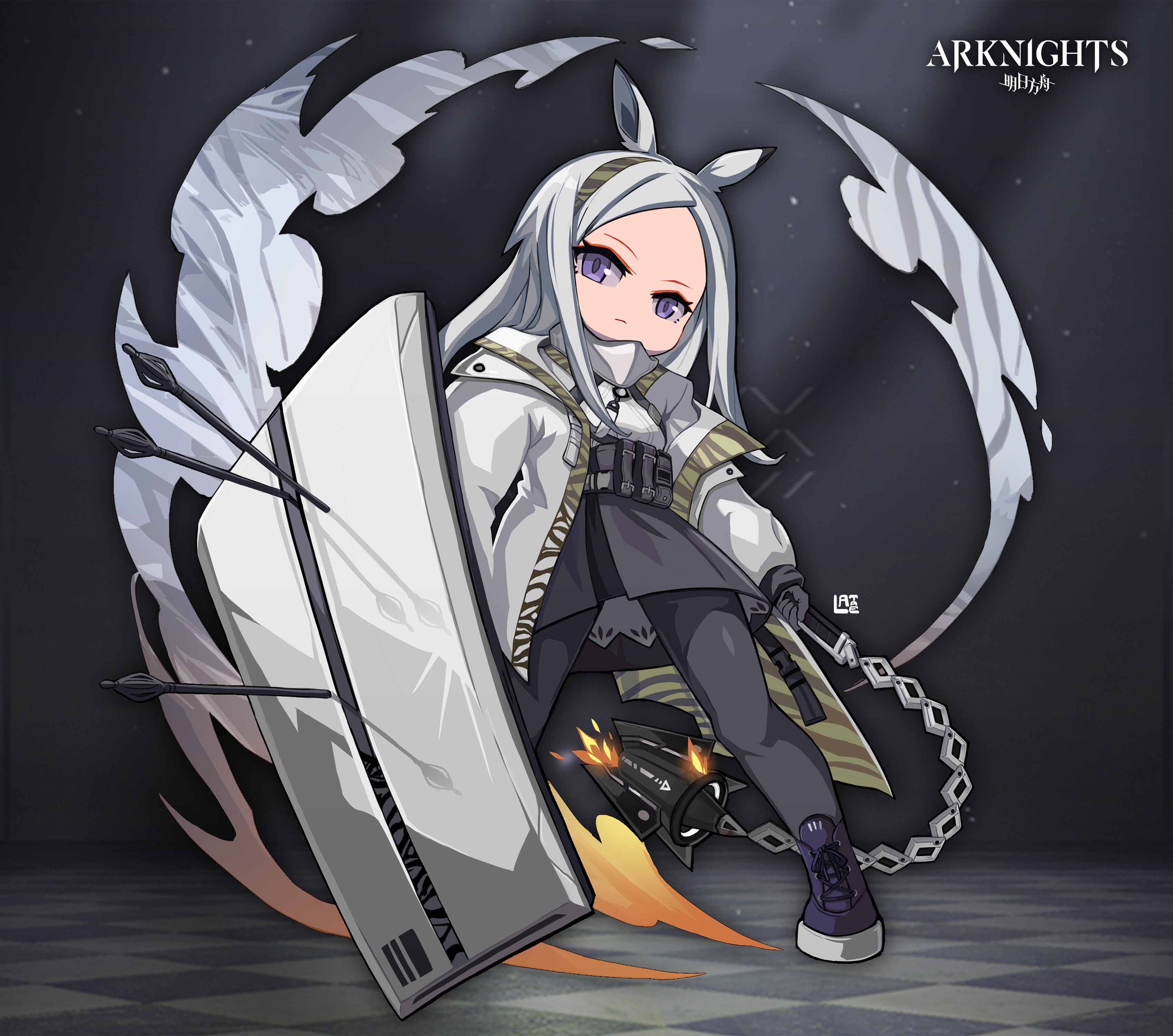 Heavyrain from Arknights HD Wallpaper