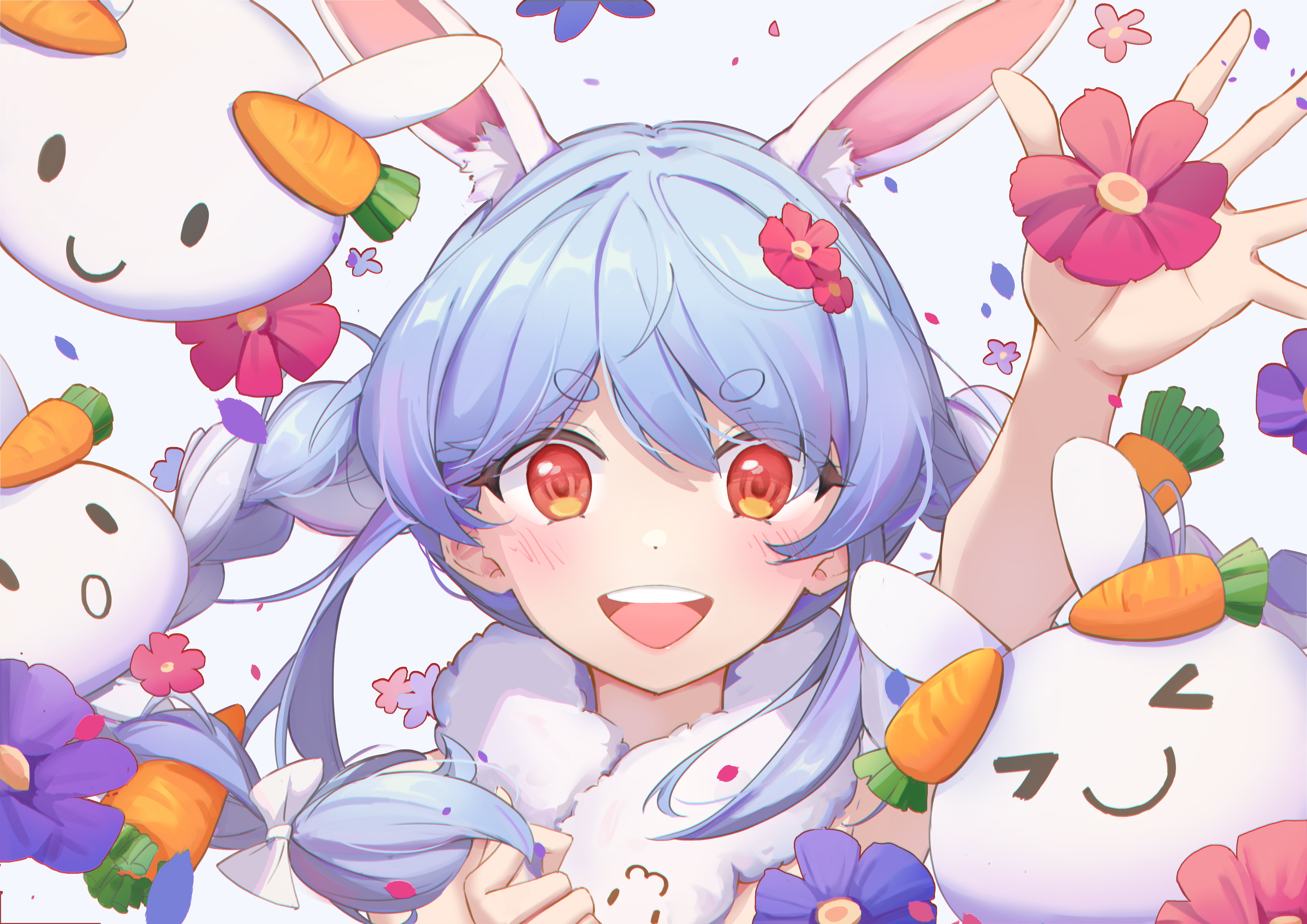 Usada Pekora from Hololive 4K HD Wallpaper