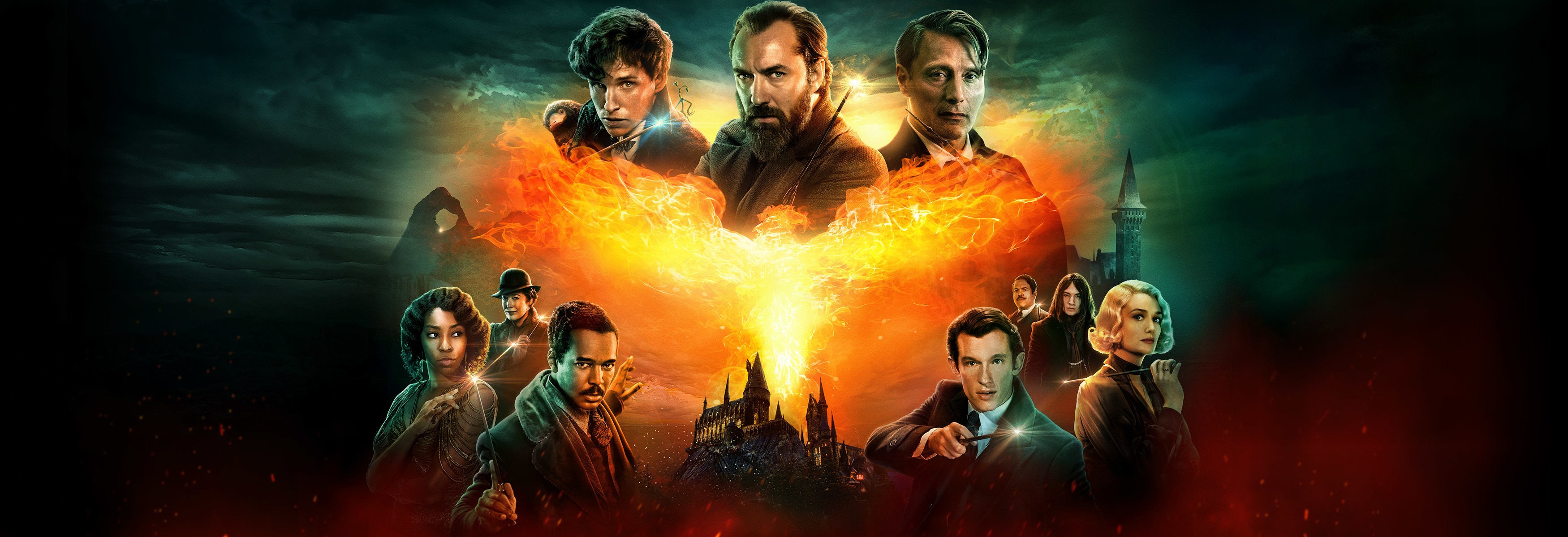 Fantastic Beasts: The Secrets of Dumbledore Cast HD Wallpaper