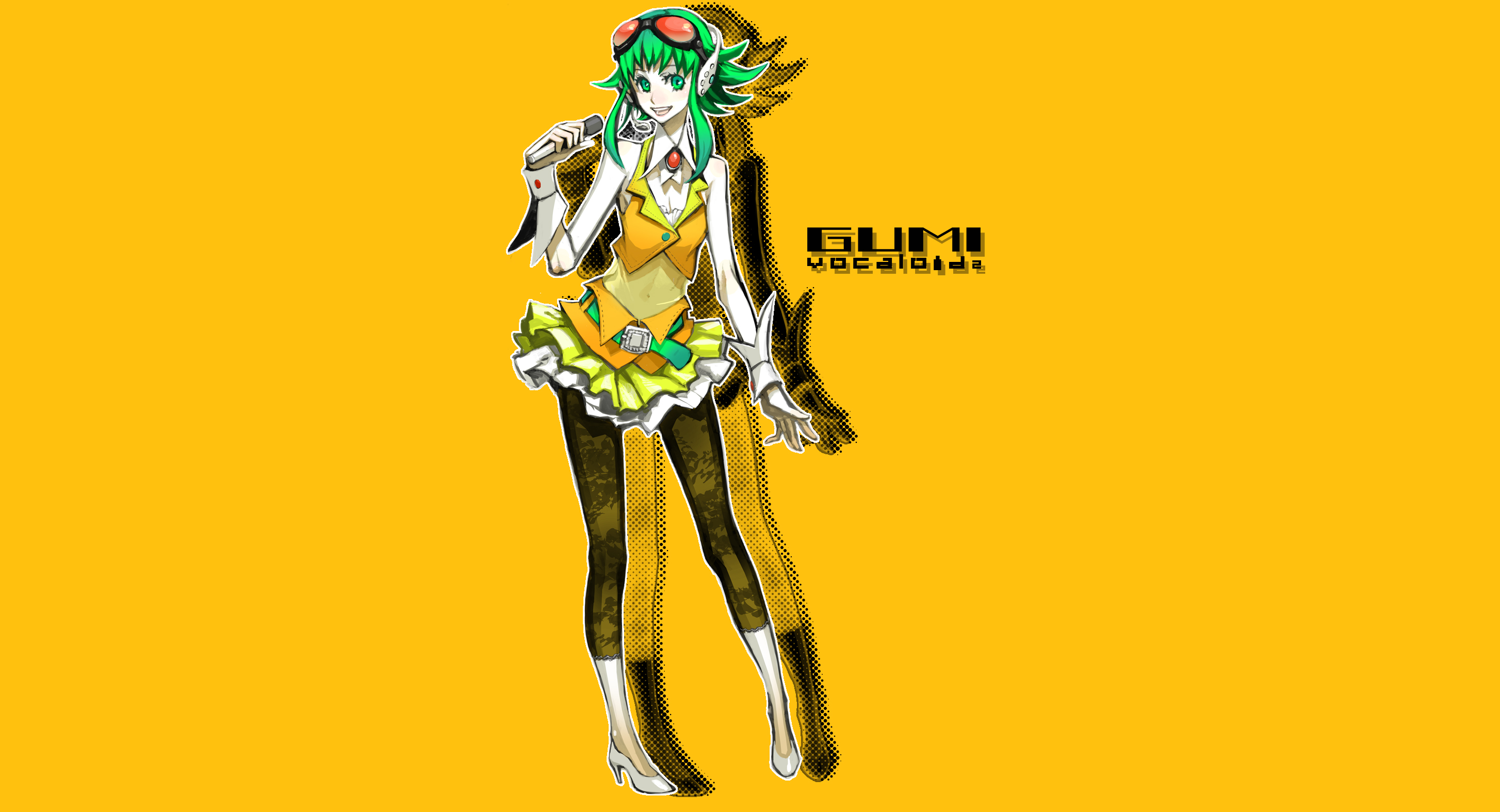 GUMI Vocaloid character HD Wallpaper