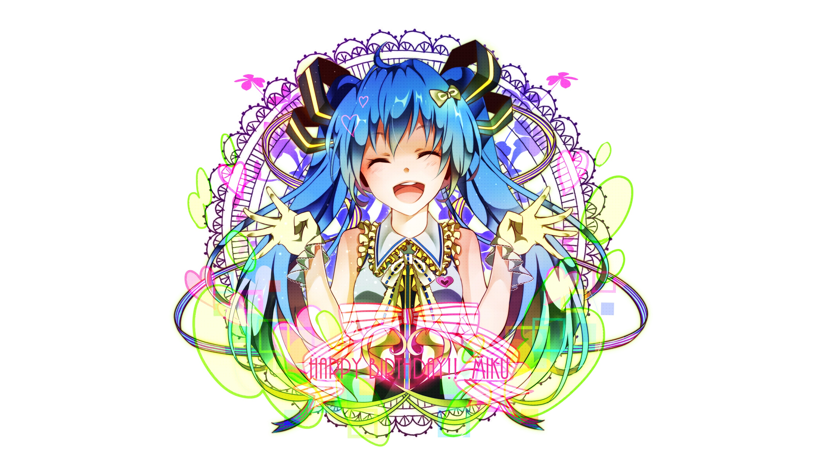 Hatsune Miku from Vocaloid HD Wallpaper