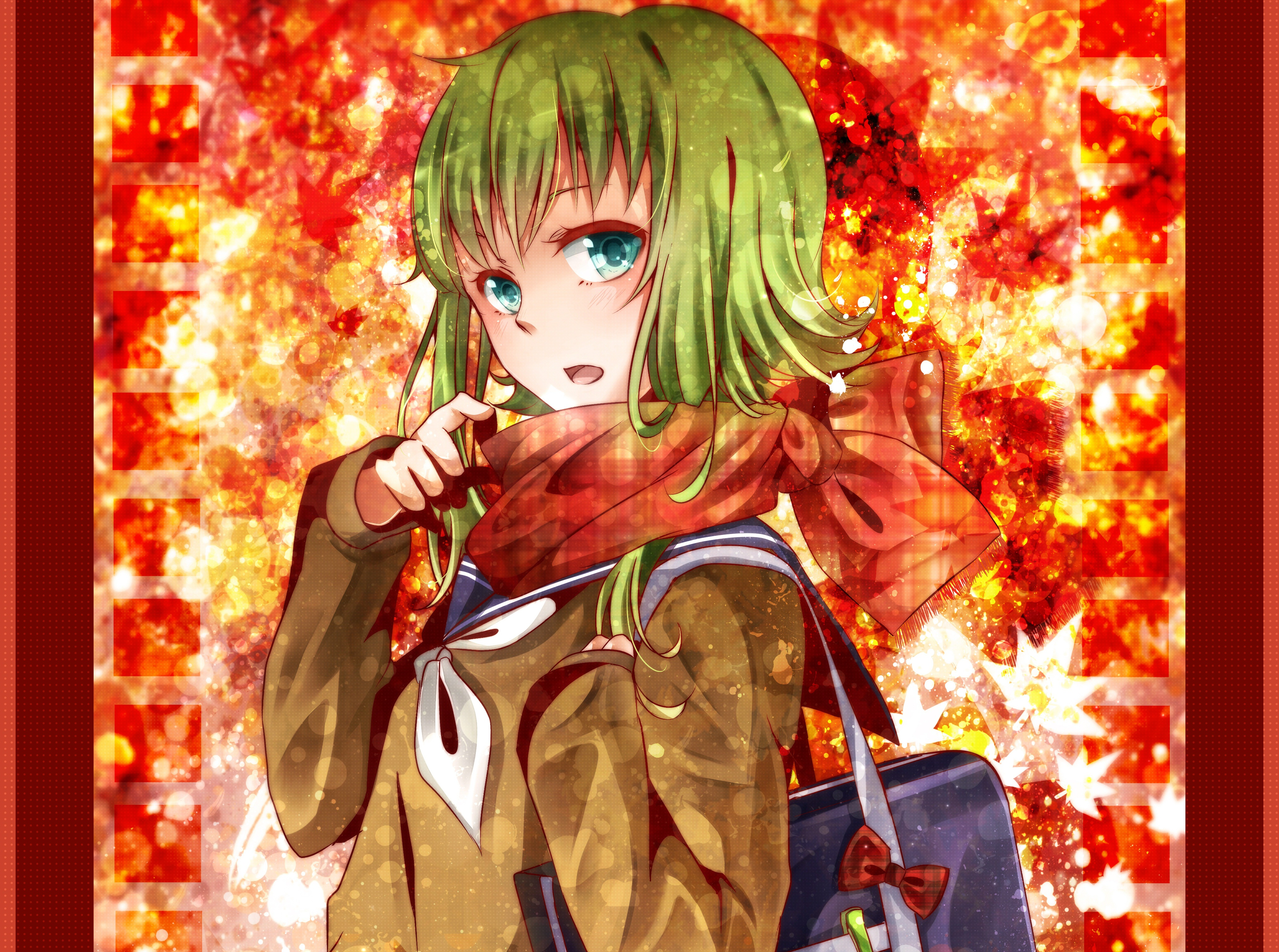 GUMI from Vocaloid in 4K HD Wallpaper