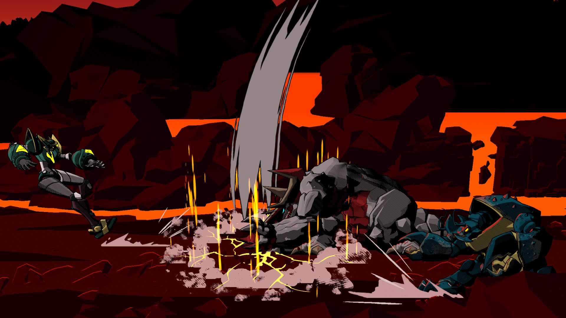 Dawn of the Monsters: Megayara vs. Giga-Rogue HD Wallpaper