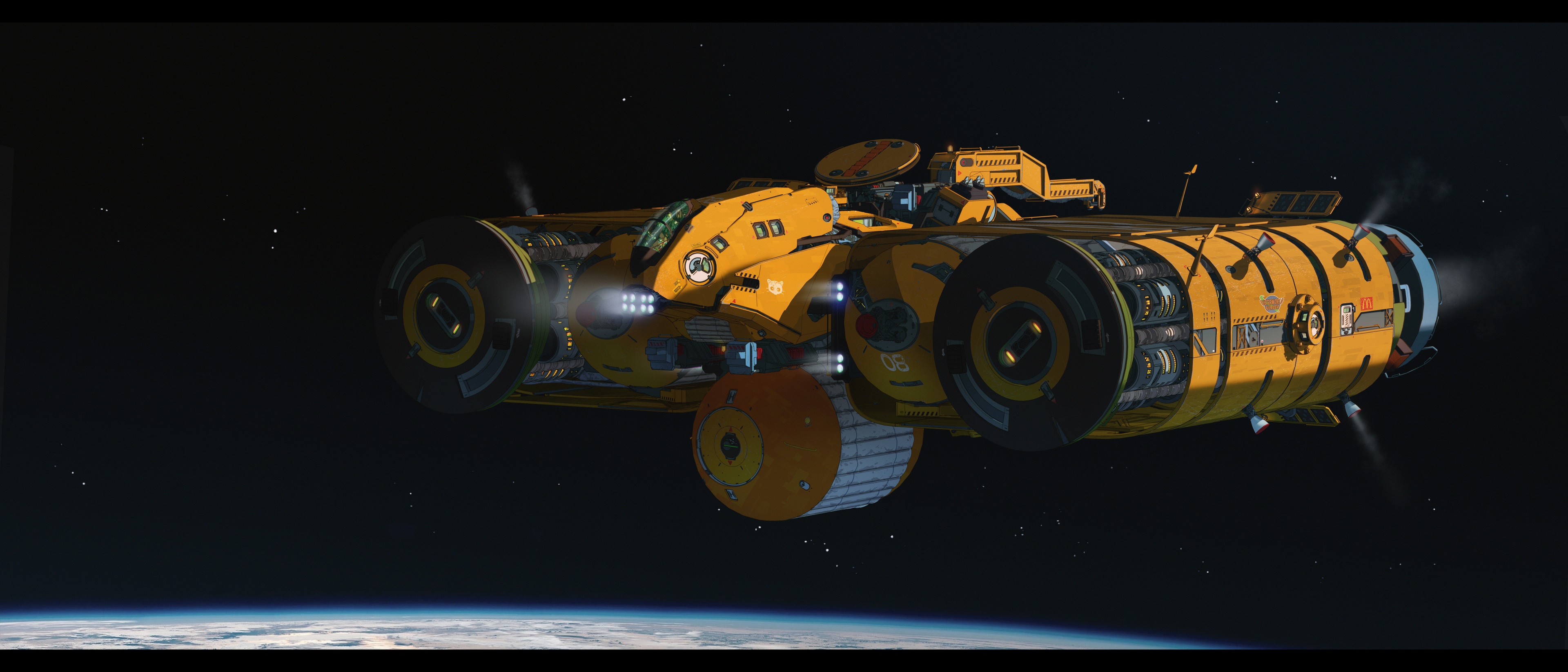 The Distant Yield Hauler by Brad Wright HD Wallpaper