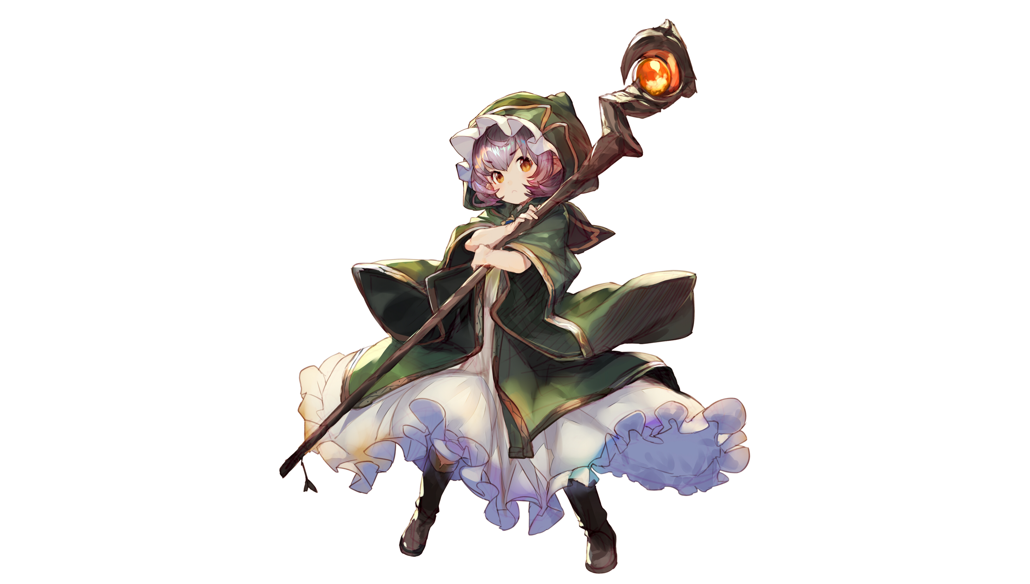 Girl with staff from Granblue Fantasy: Relink HD Wallpaper