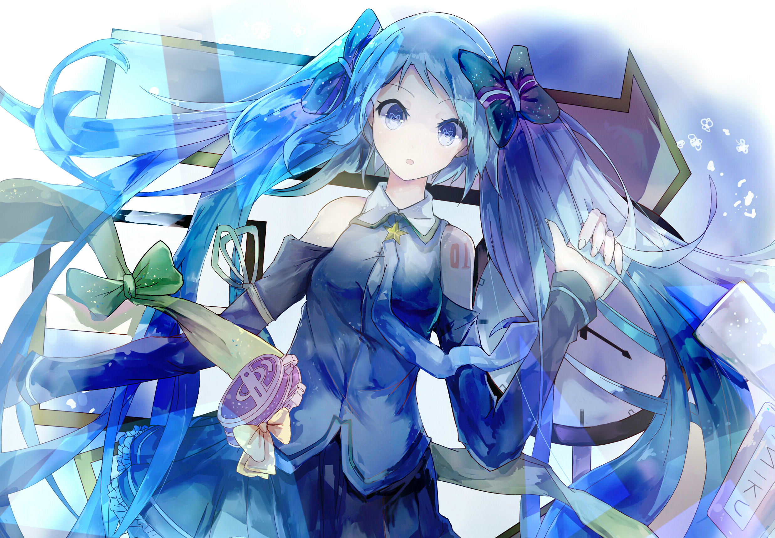 Hatsune Miku from Vocaloid HD Wallpaper