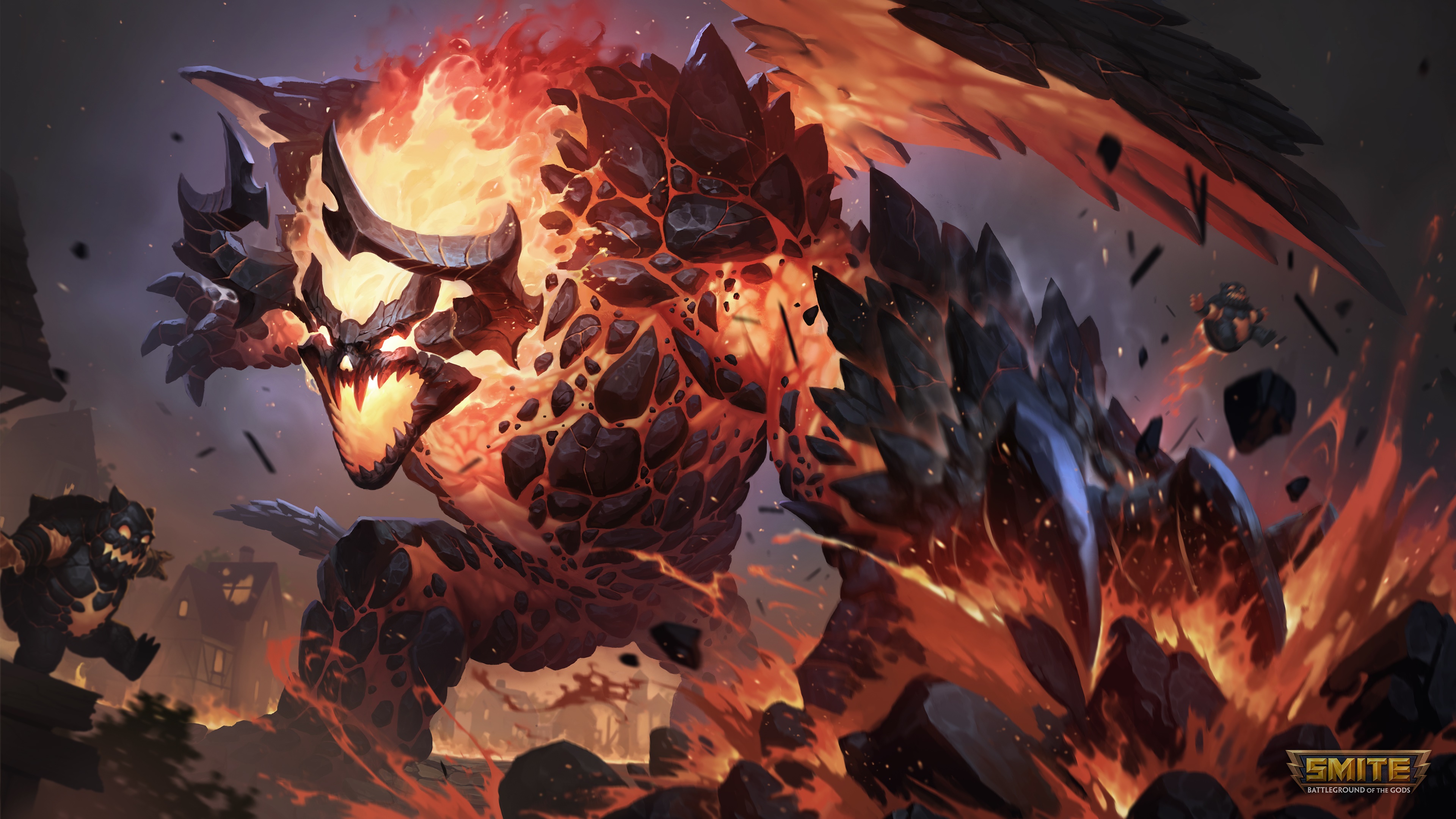 Molten Doom Kuzenbo from Smite HD Wallpaper