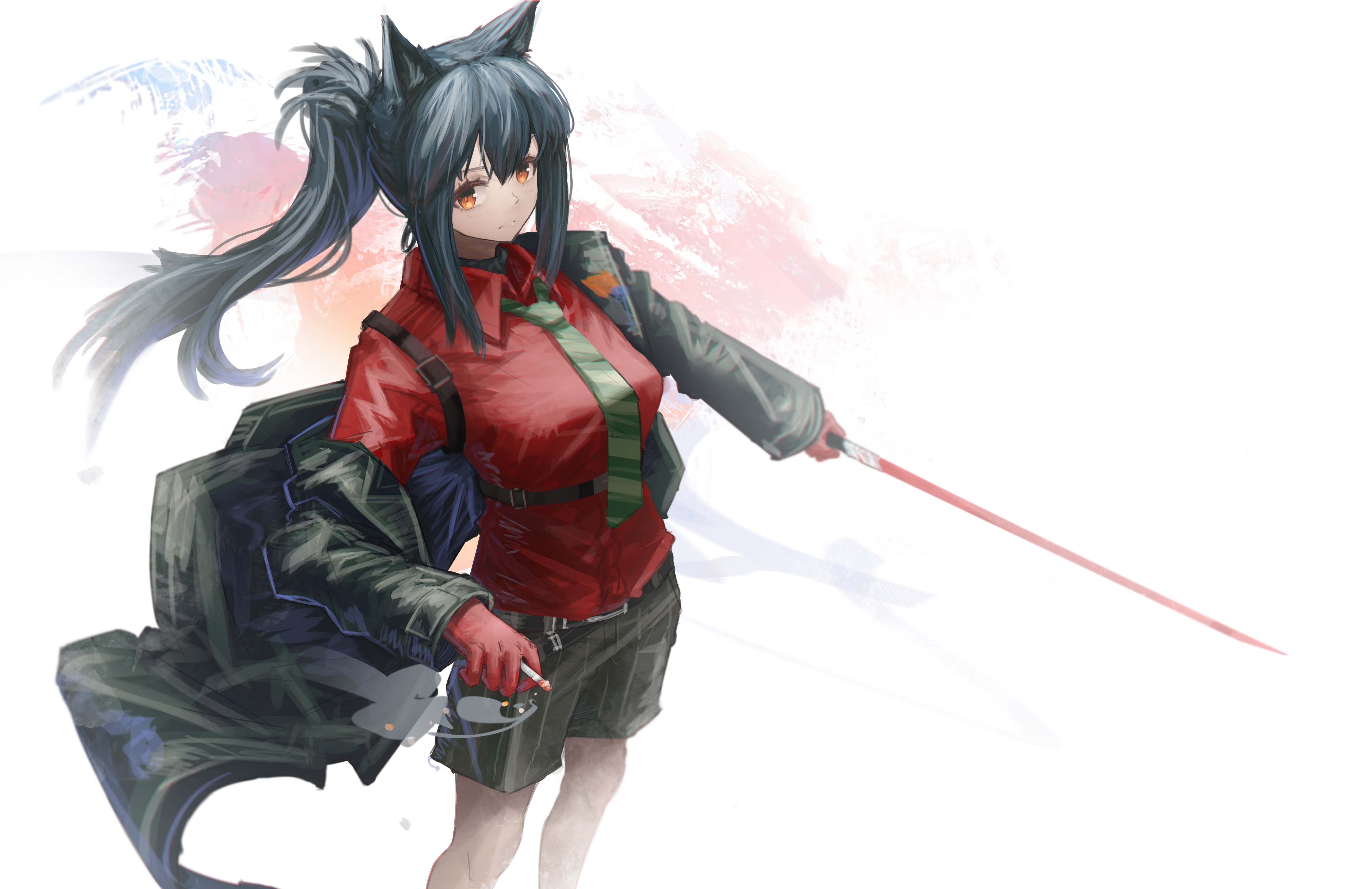 Texas from Arknights 4K HD Wallpaper