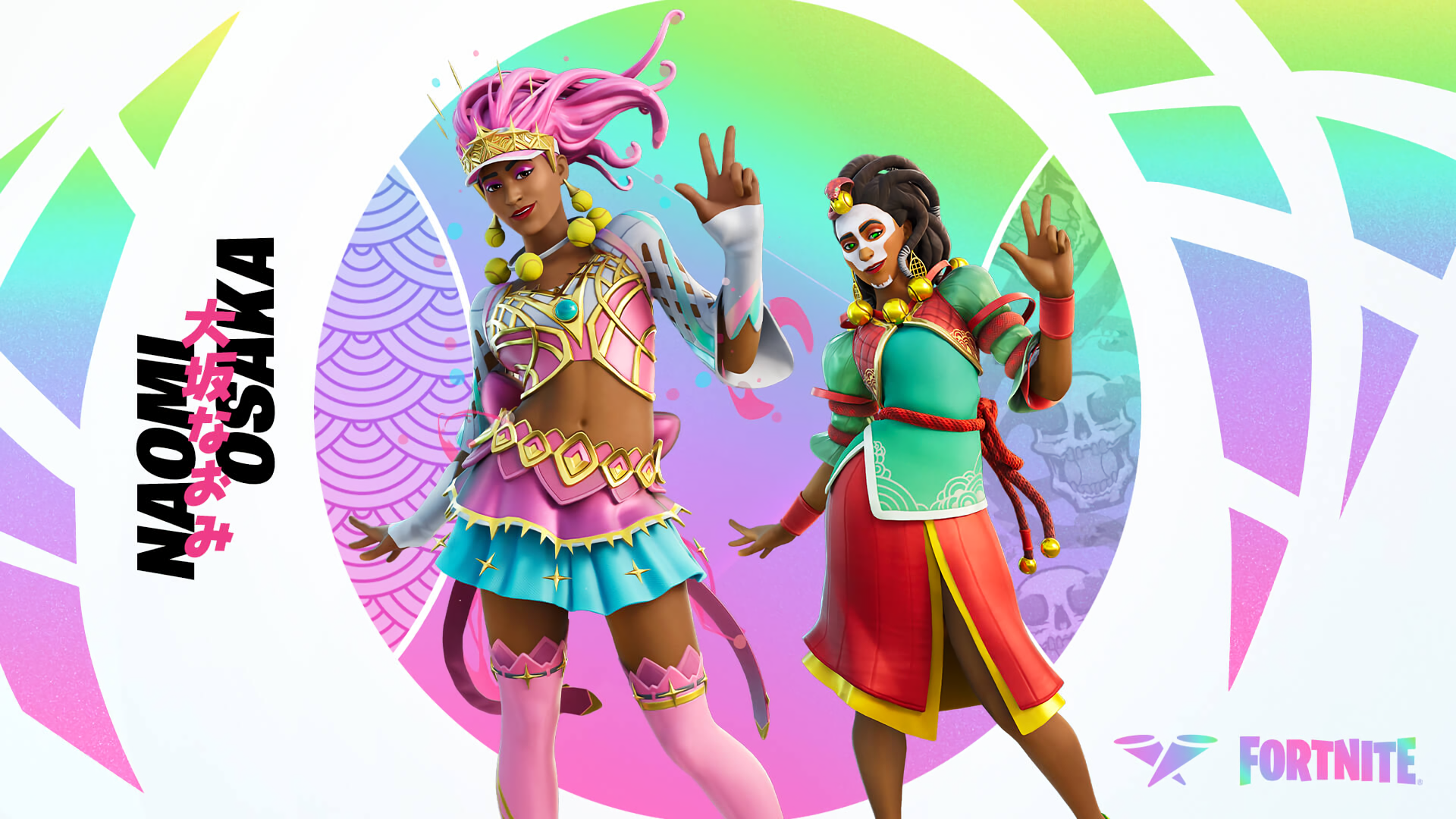 Naomi Osaka in Fortnite HD Wallpaper