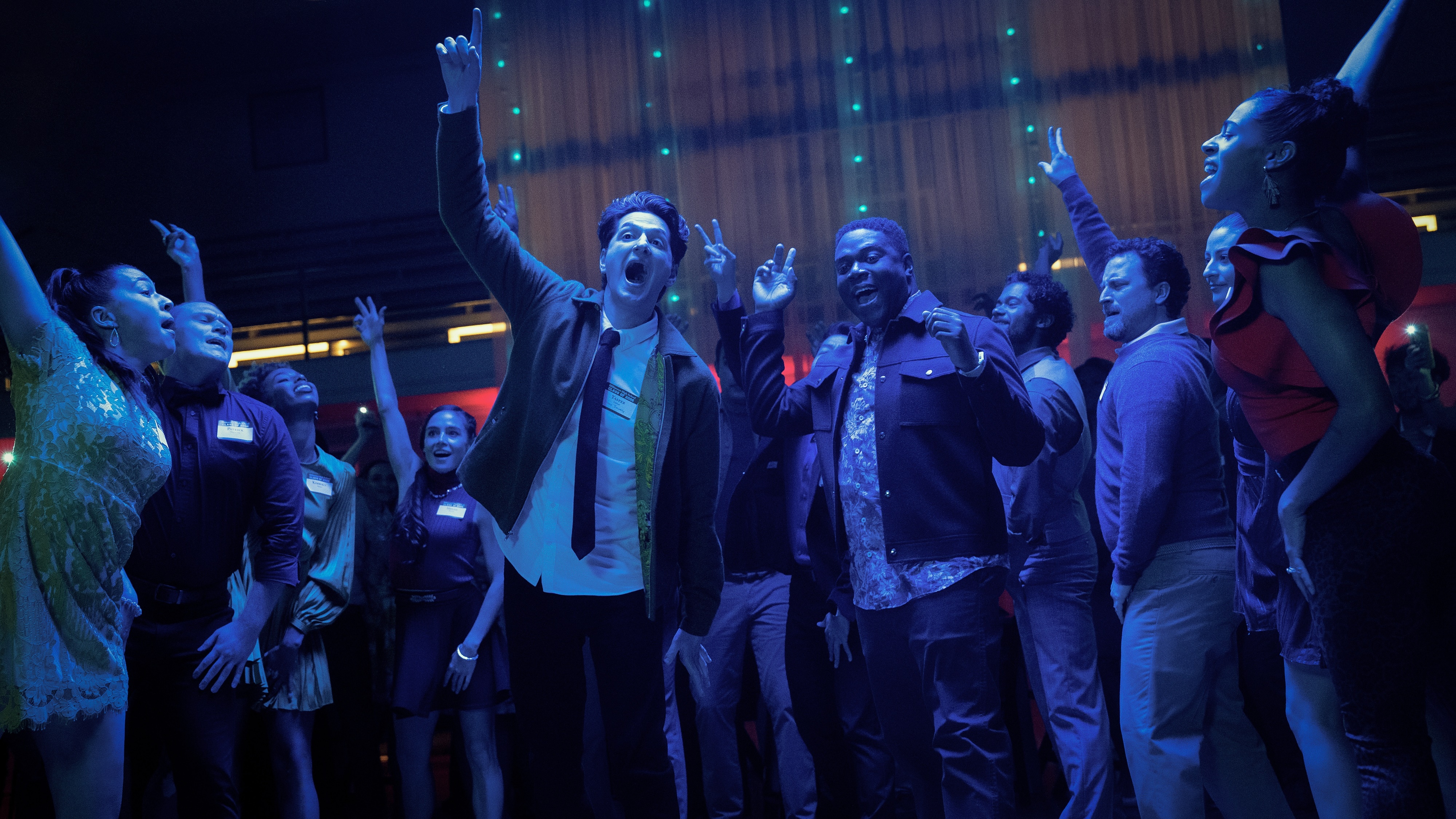The Afterparty 4K: Sam Richardson and Ben Schwartz at a party HD Wallpaper