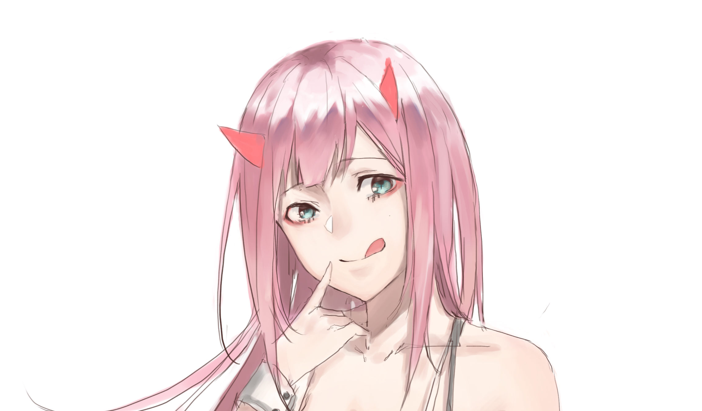 Zero Two from Darling in the FranXX HD Wallpaper
