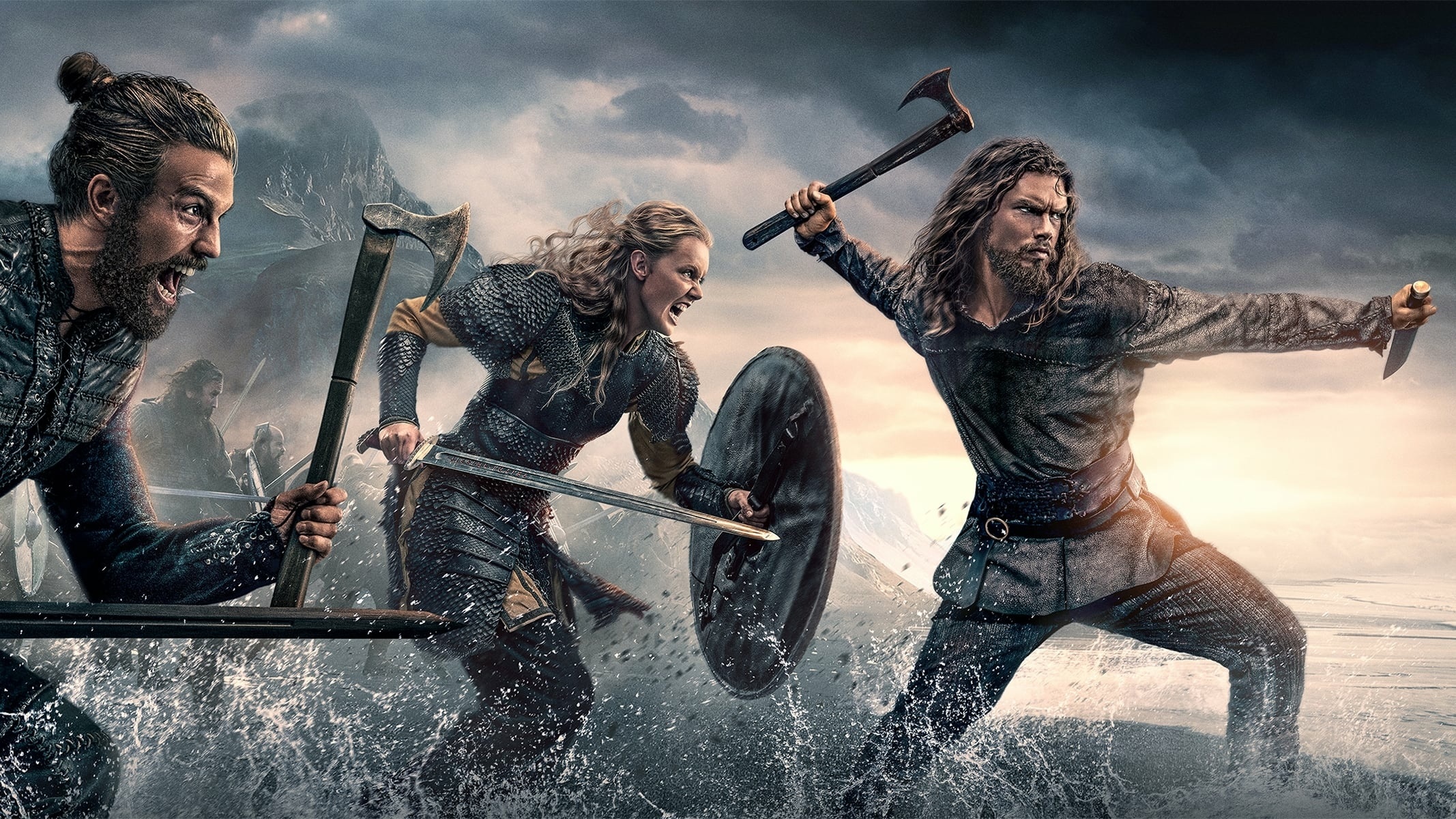 Vikings: Valhalla - Leif Erikson, Freydis Eriksdotter, Harald Sigurdsson HD Wallpaper