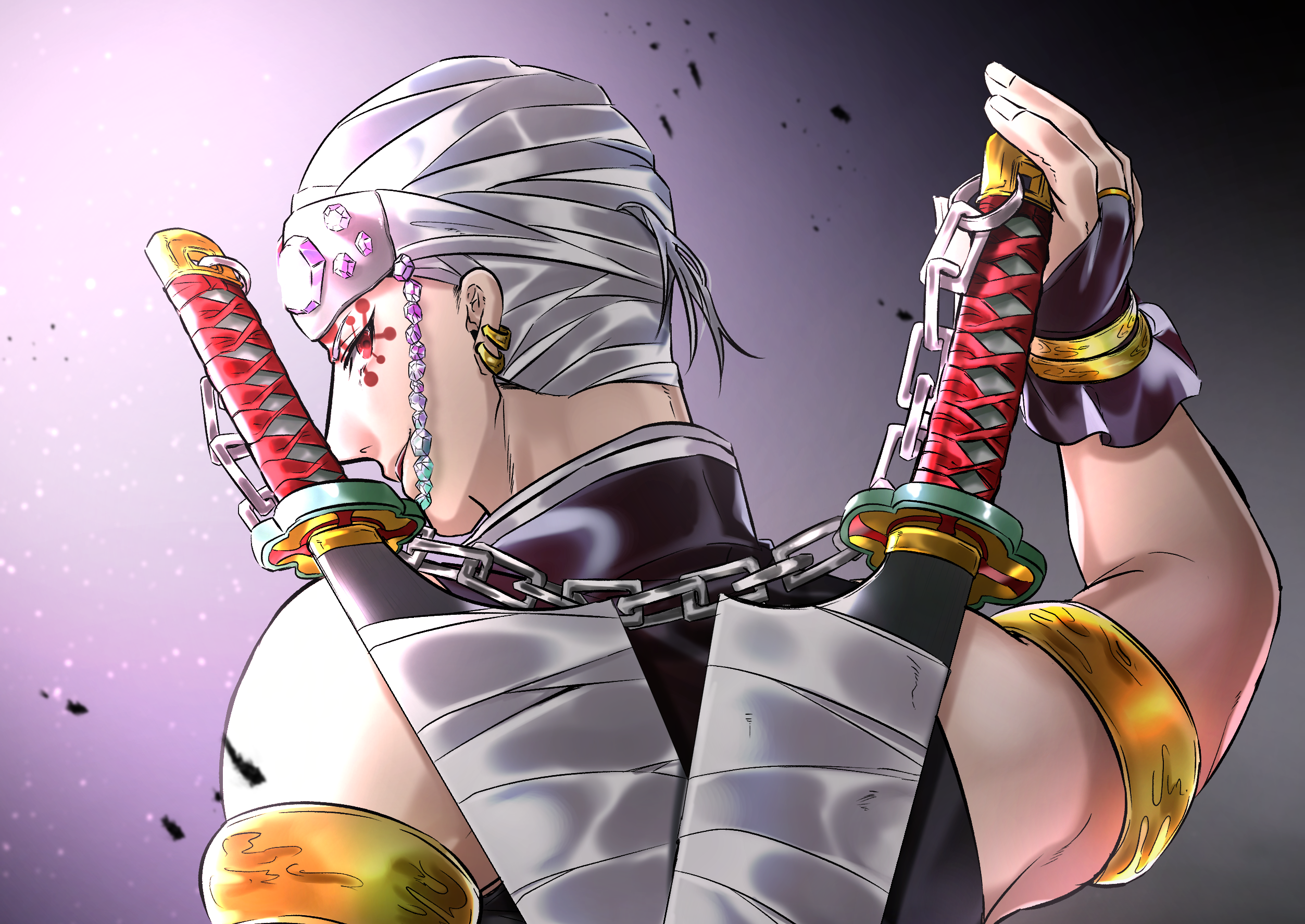 Tengen Uzui from Demon Slayer: Kimetsu no Yaiba HD Wallpaper