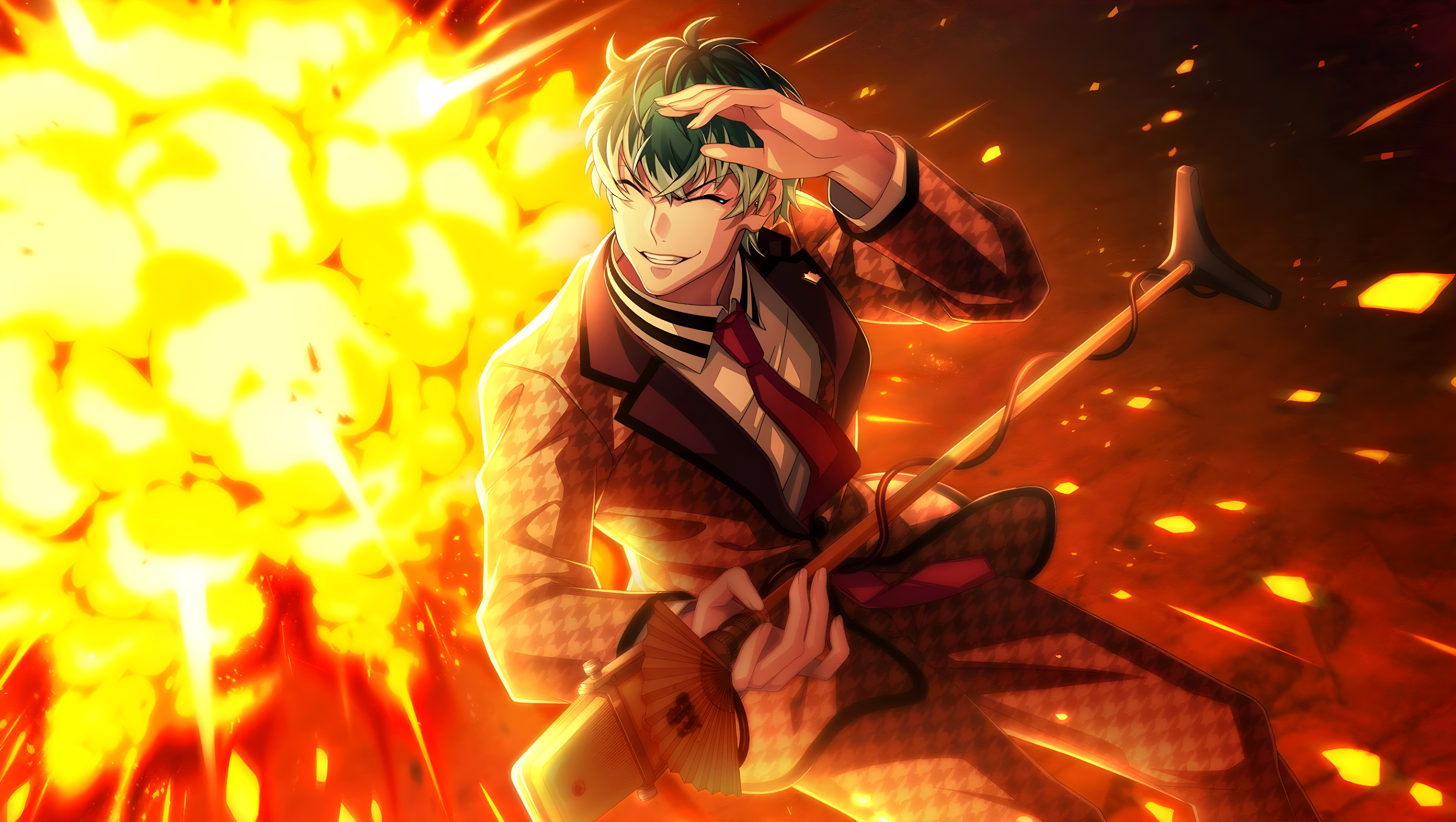 Sasara Nurude from Hypnosis Mic 4K HD Wallpaper