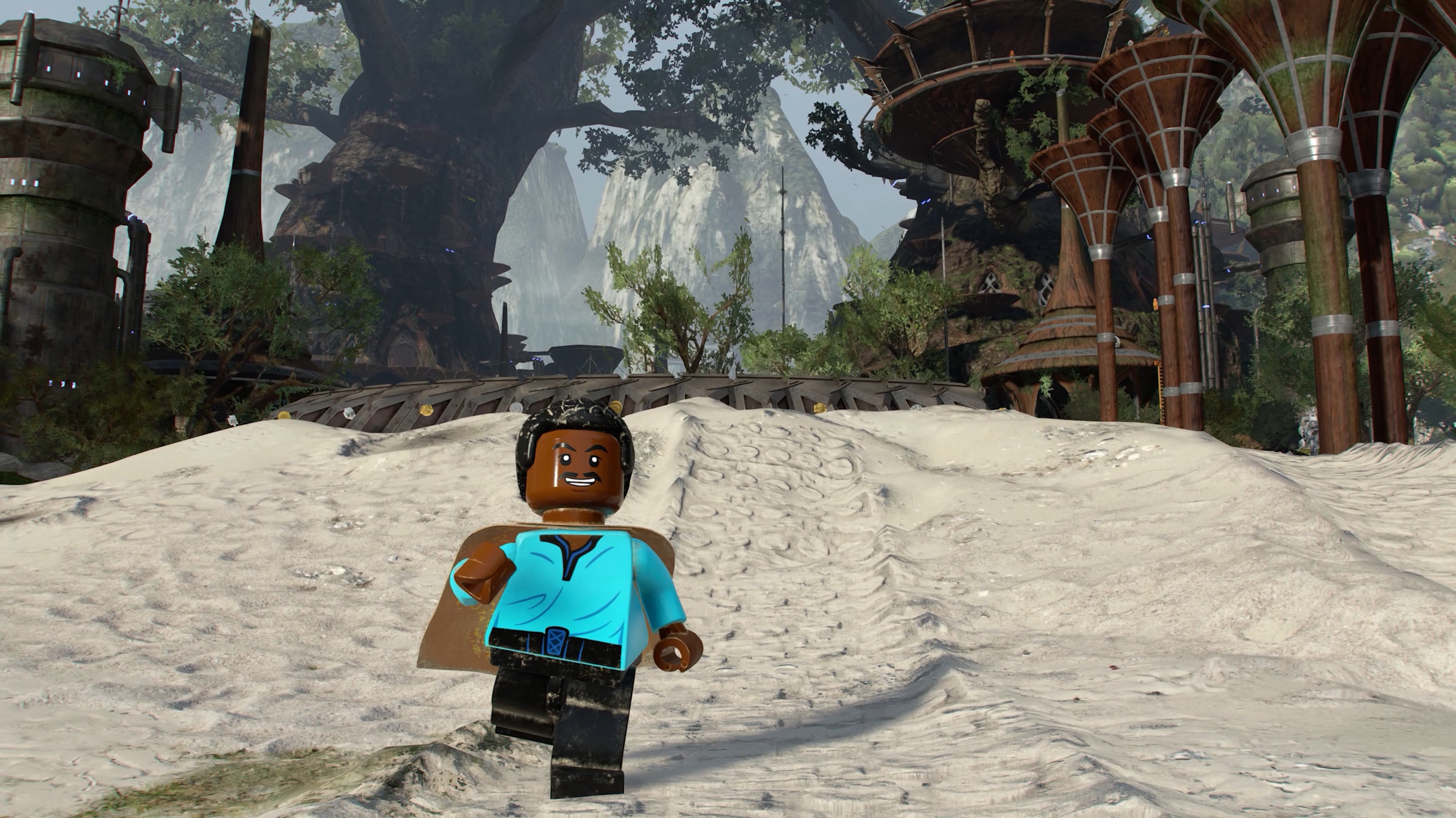Lando Calrissian from Lego Star Wars: The Skywalker Saga 4K HD Wallpaper