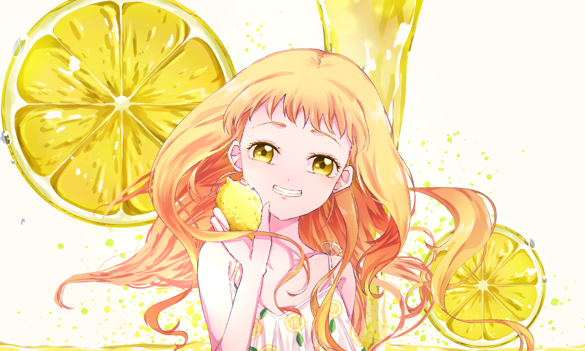 Cure Lemonade from Yes! PreCure 5 HD Wallpaper