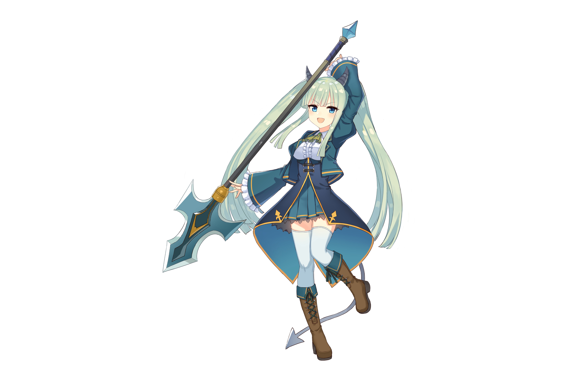 Girl with a spear HD Wallpaper