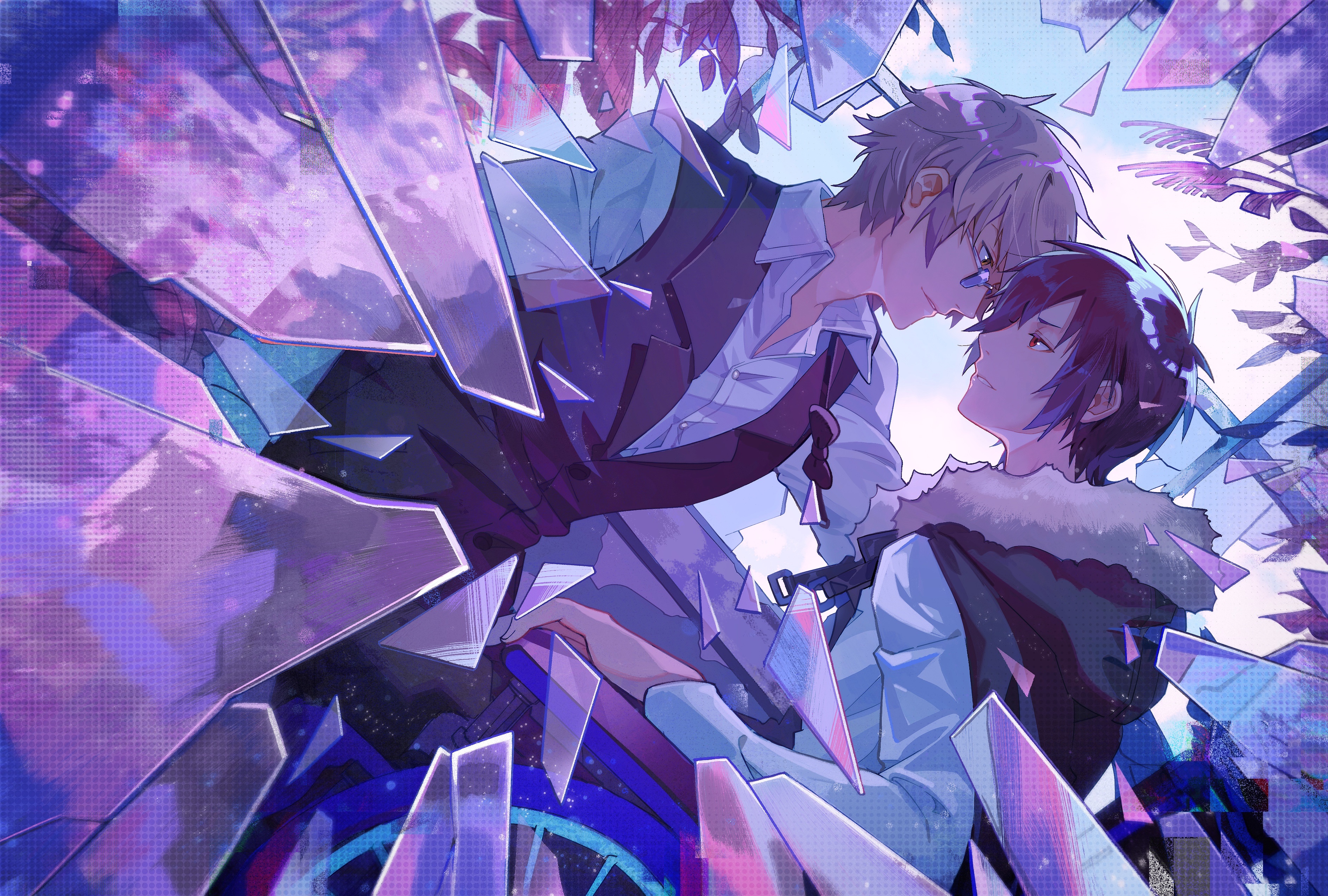 Izaya Orihara and Shizuo Heiwajima from Durarara!! HD Wallpaper