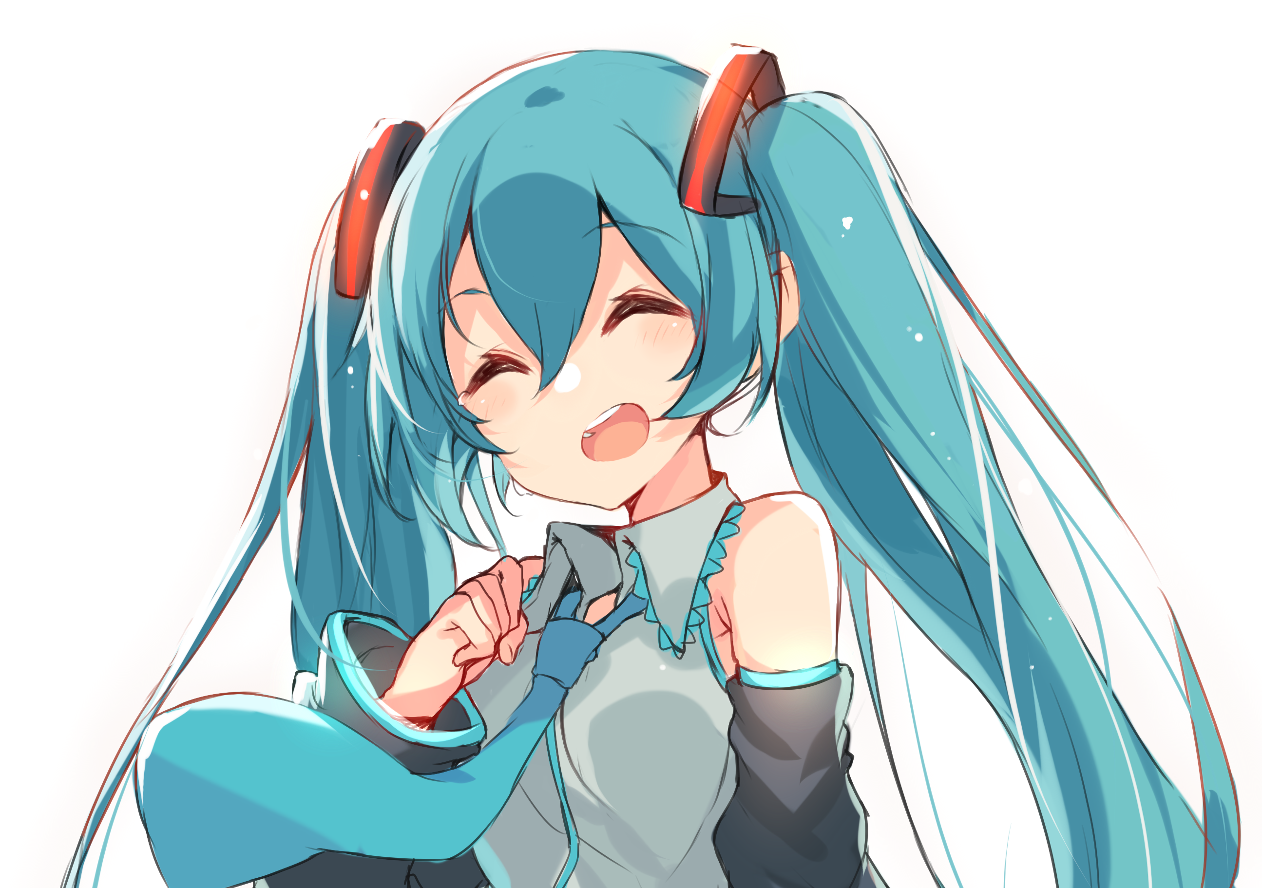 Hatsune Miku from Vocaloid HD Wallpaper