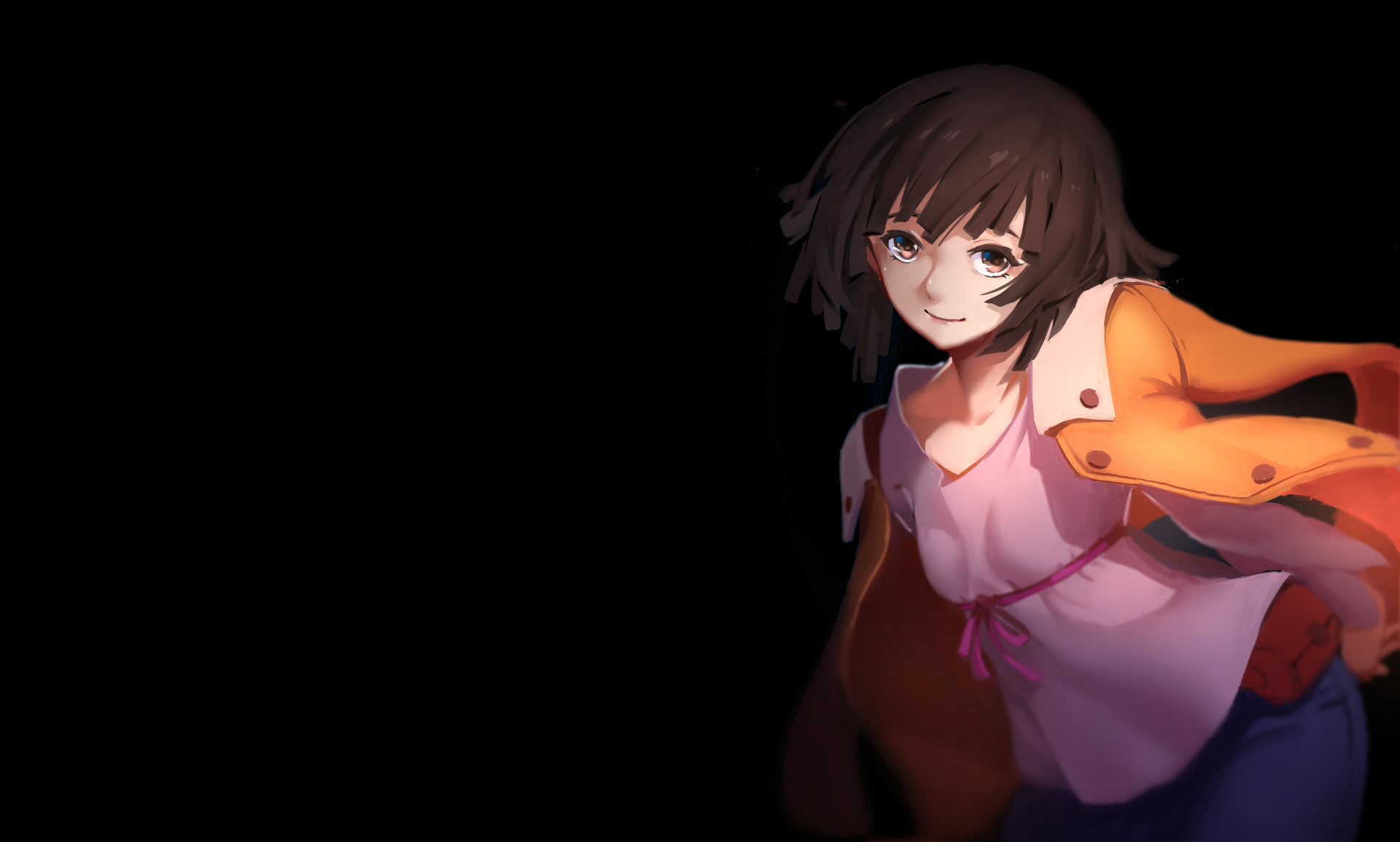 Nadeko Sengoku from Monogatari Series HD Wallpaper