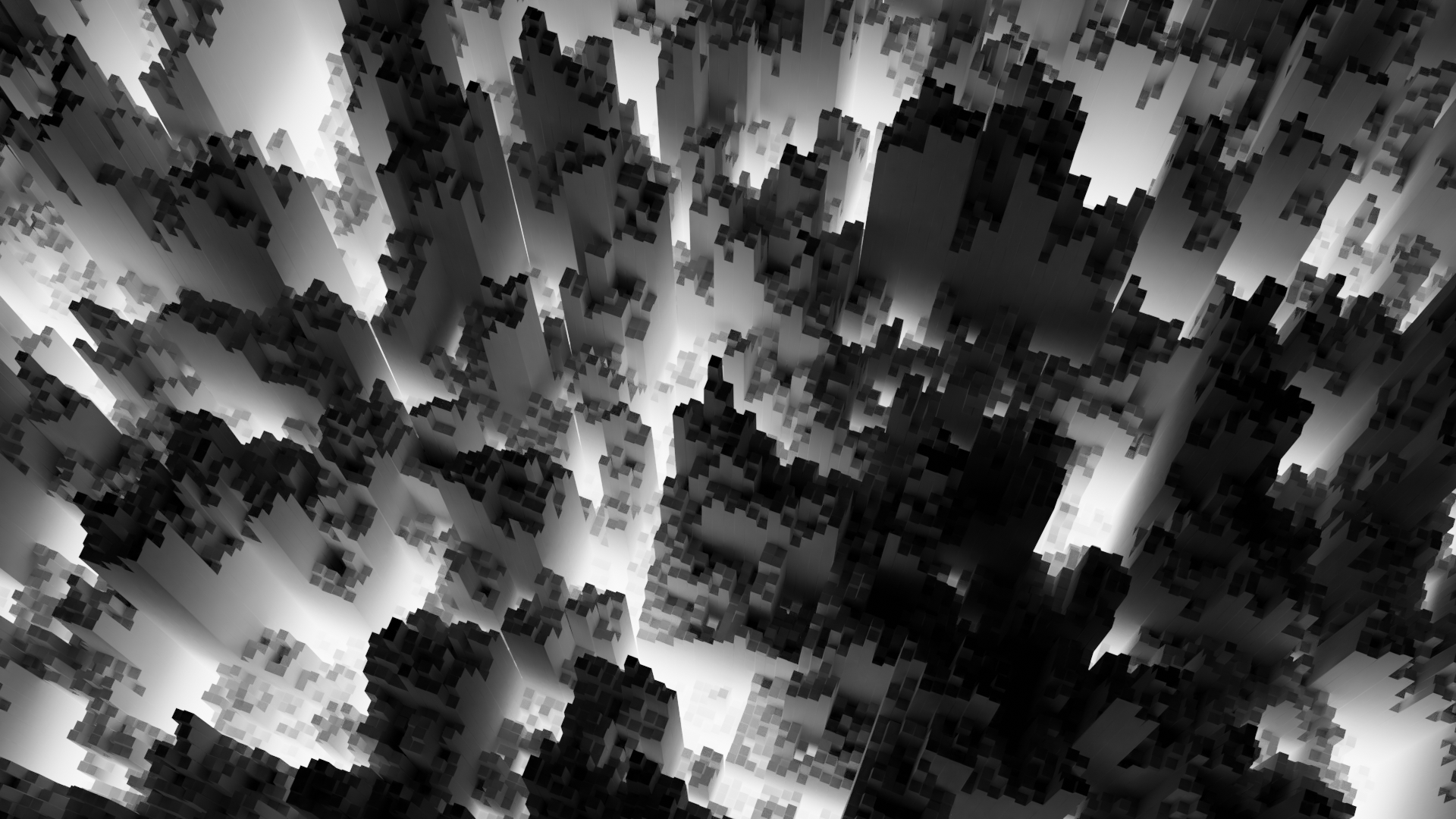 Abstract 3D Displacement in Blender HD Wallpaper
