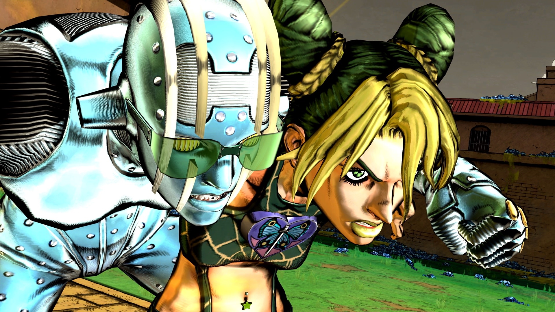 Jolyne Cujoh and Stone Free from JoJo's Bizarre Adventure HD Wallpaper