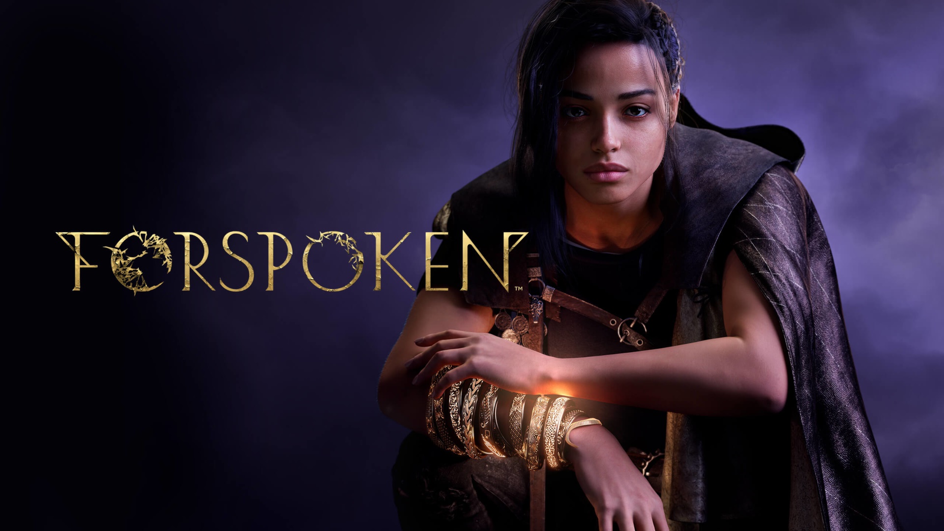 Forspoken game logo with Frey Holland HD Wallpaper