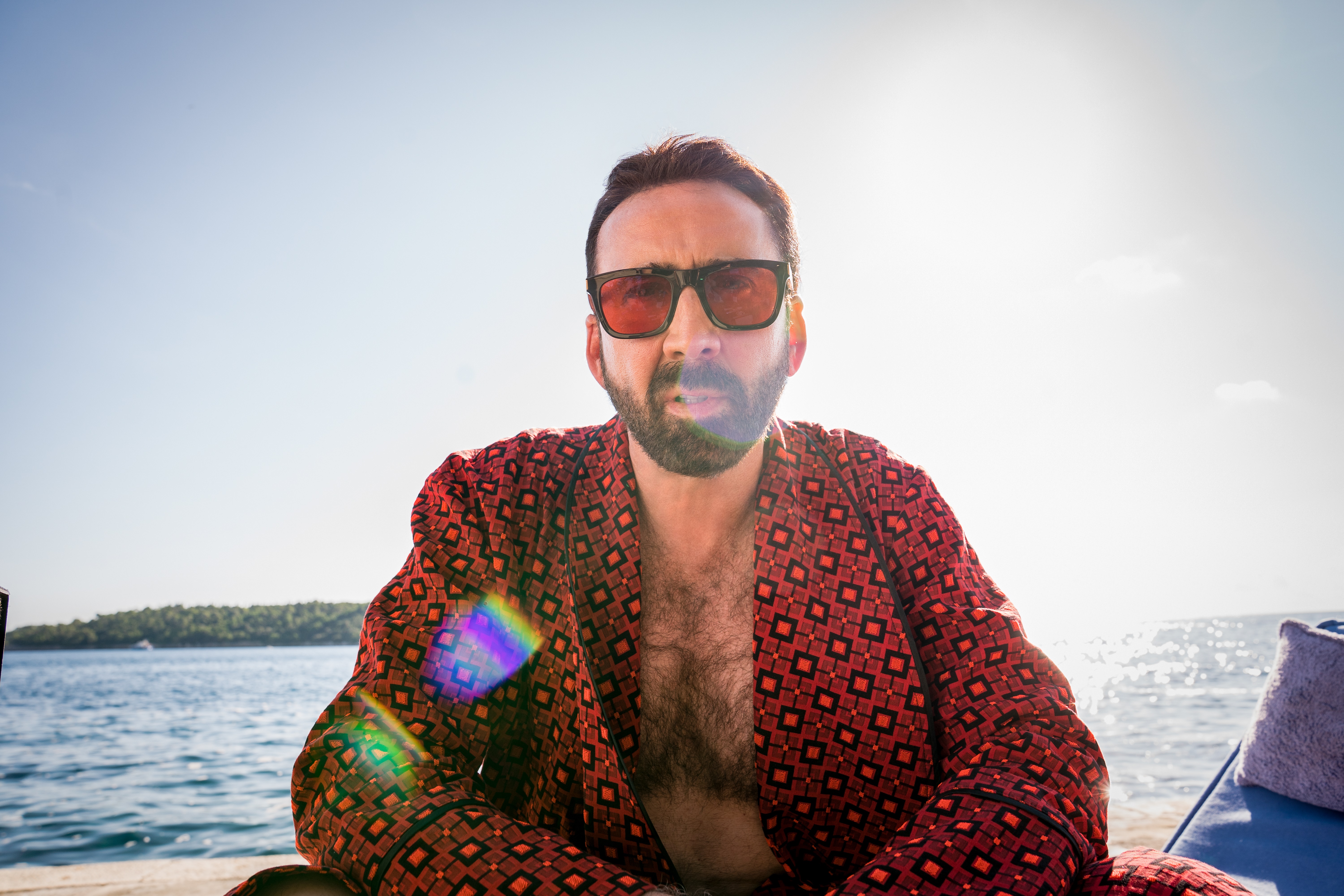 Nicolas Cage in The Unbearable Weight Of Massive Talent 4K HD Wallpaper