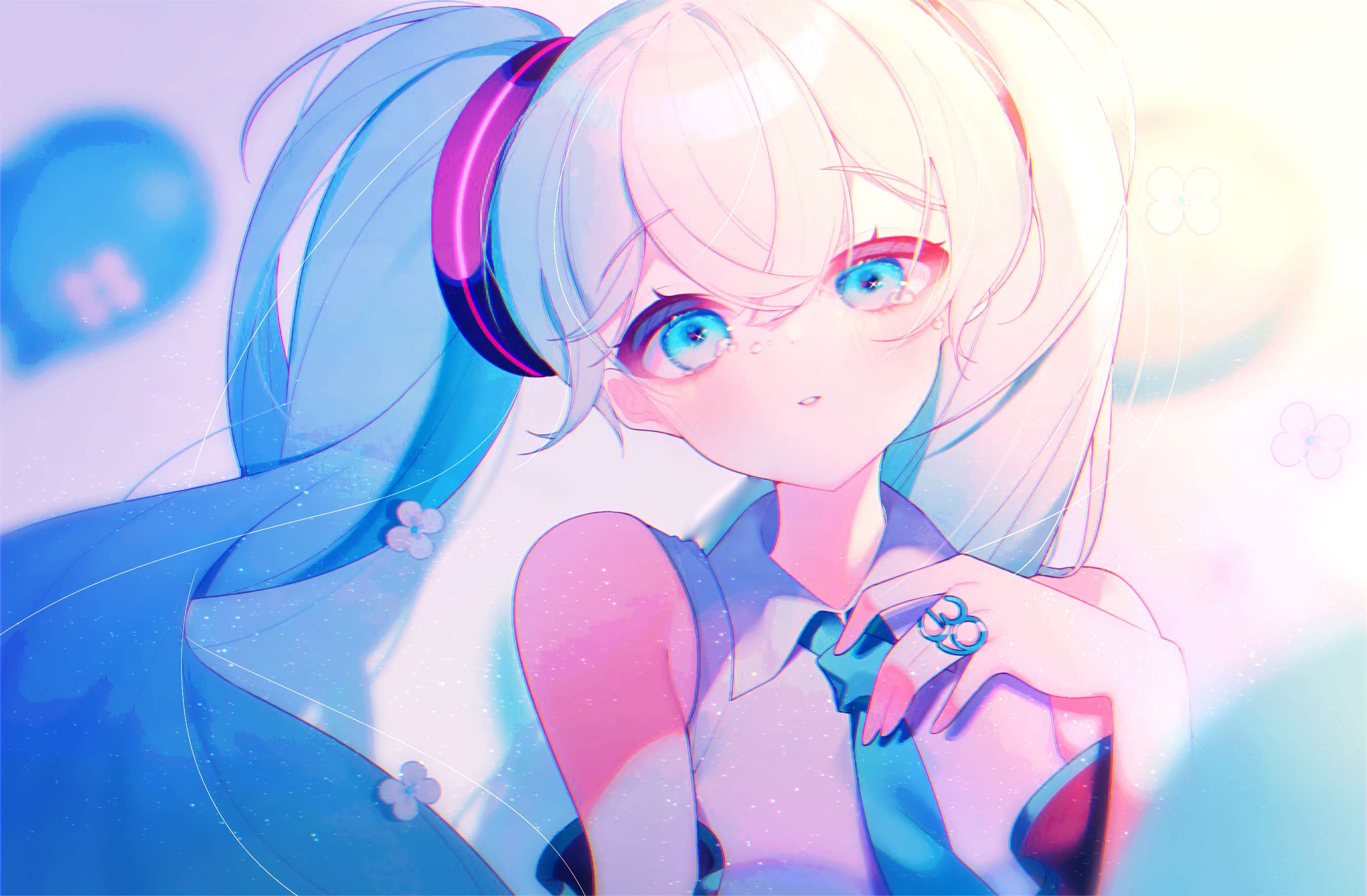 Hatsune Miku from Vocaloid HD Wallpaper