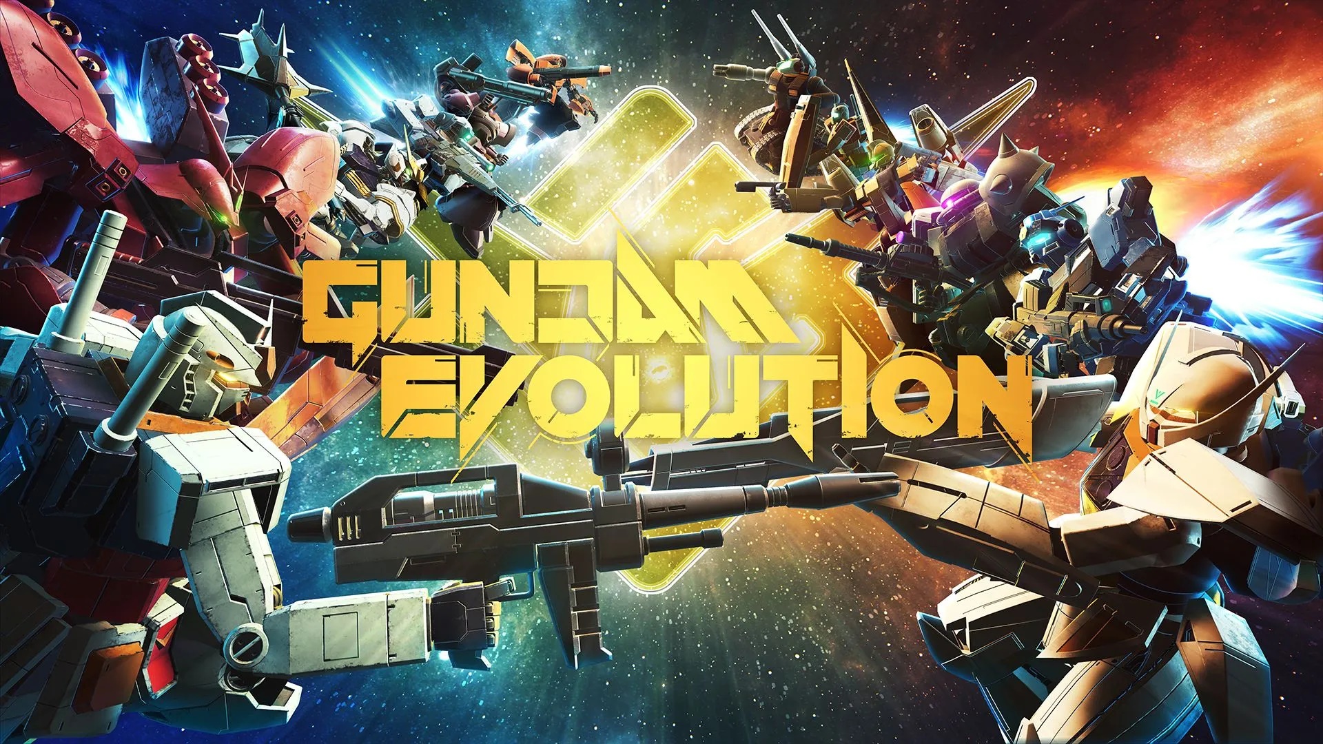 Gundam Evolution Game Title Art HD Wallpaper