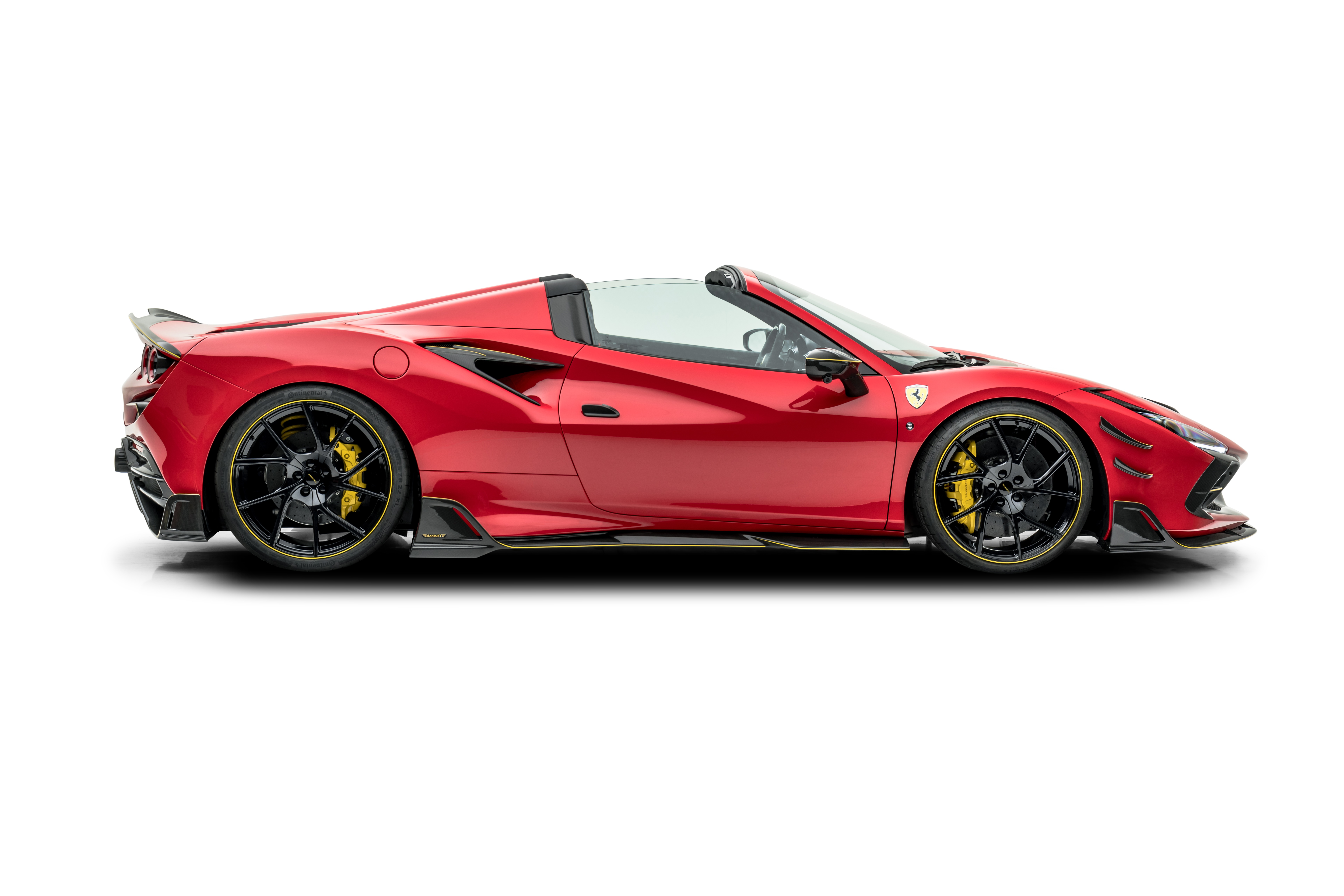 Red Ferrari F8 Spider Convertible Sports Car HD Wallpaper