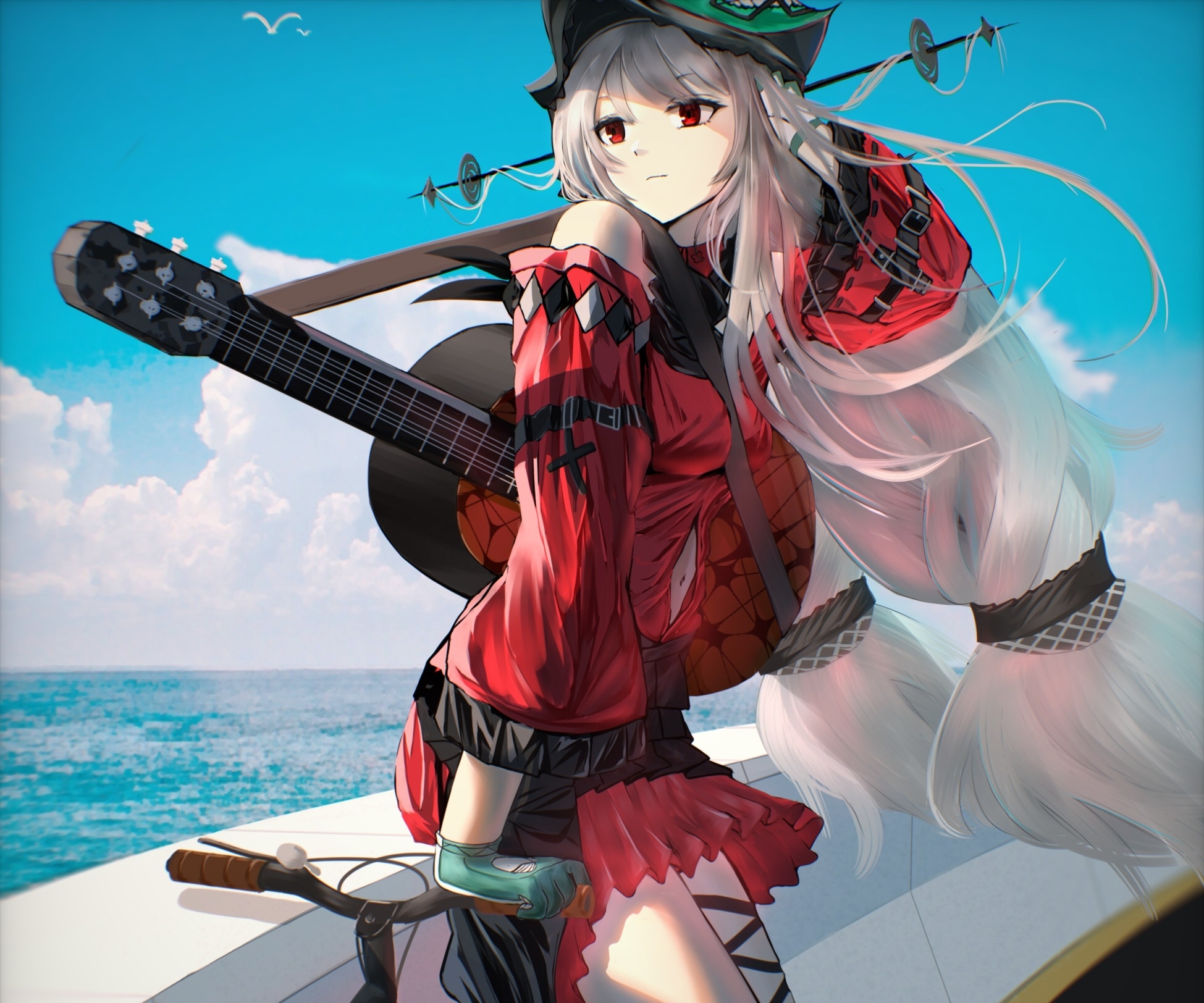 Skadi The Corrupting Heart from Arknights HD Wallpaper