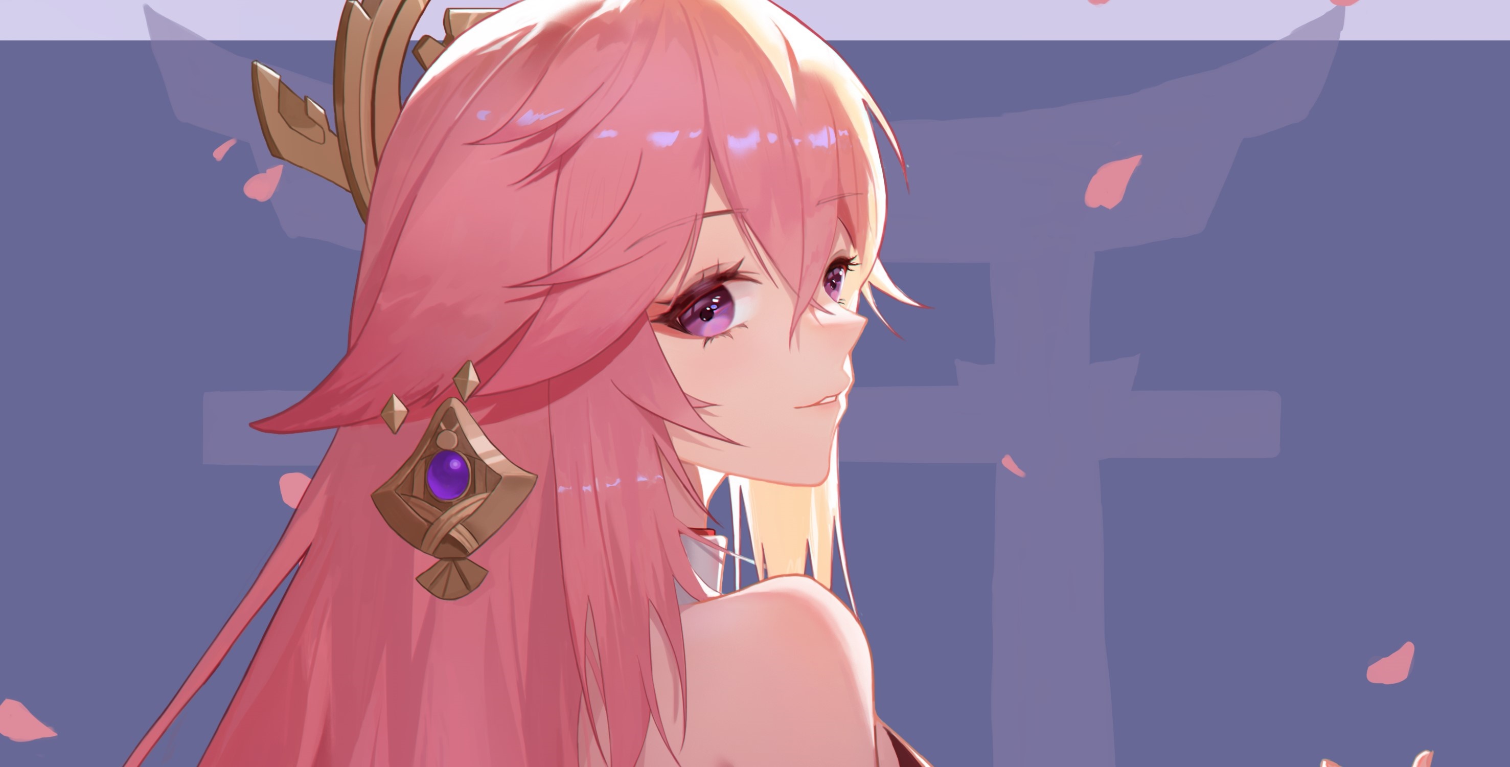 Yae Miko from Genshin Impact HD Wallpaper
