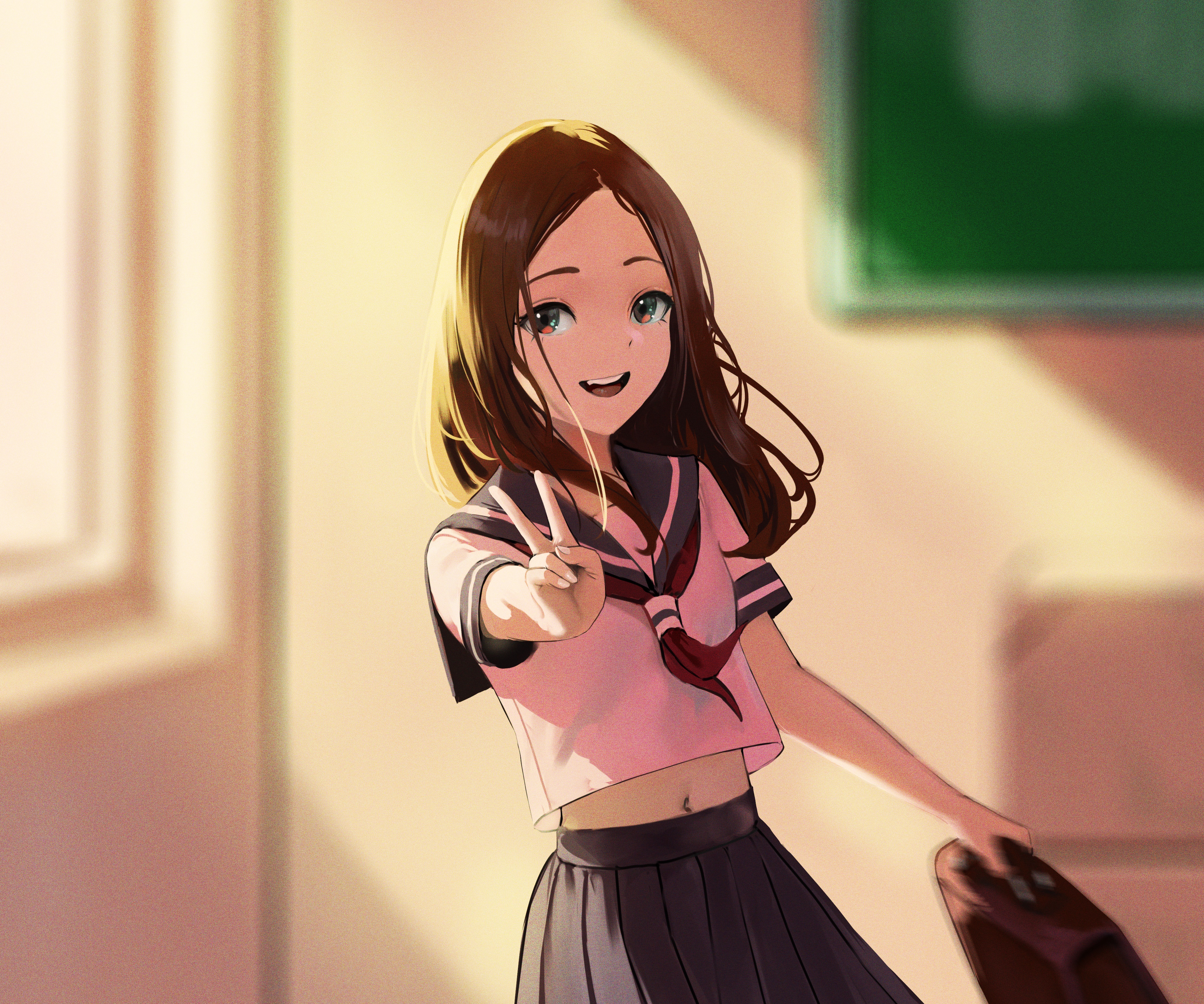 Takagi from Karakai Jouzu No Takagi-san 4K HD Wallpaper