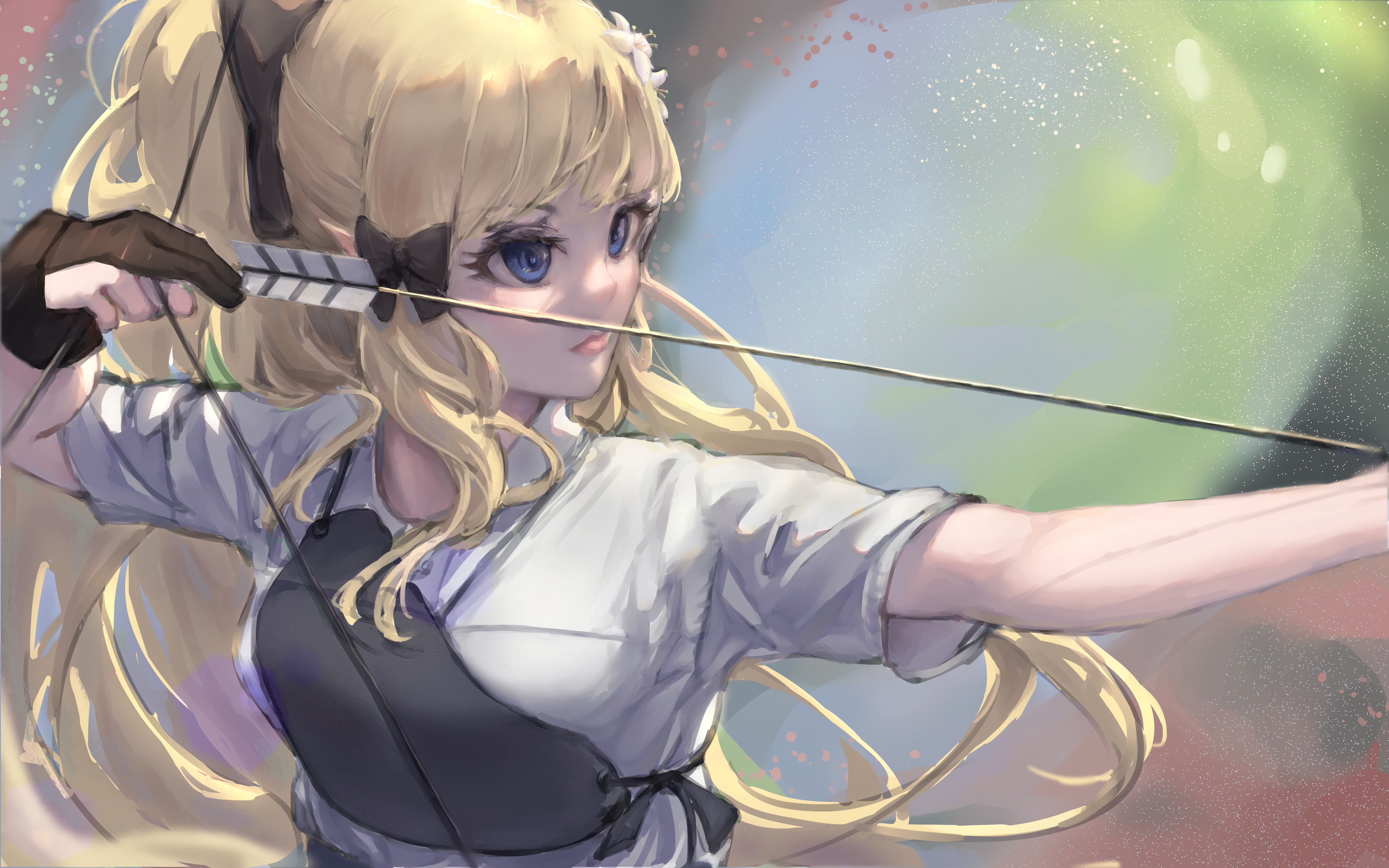 Archer girl from Princess Connect! Re:Dive 4K HD Wallpaper