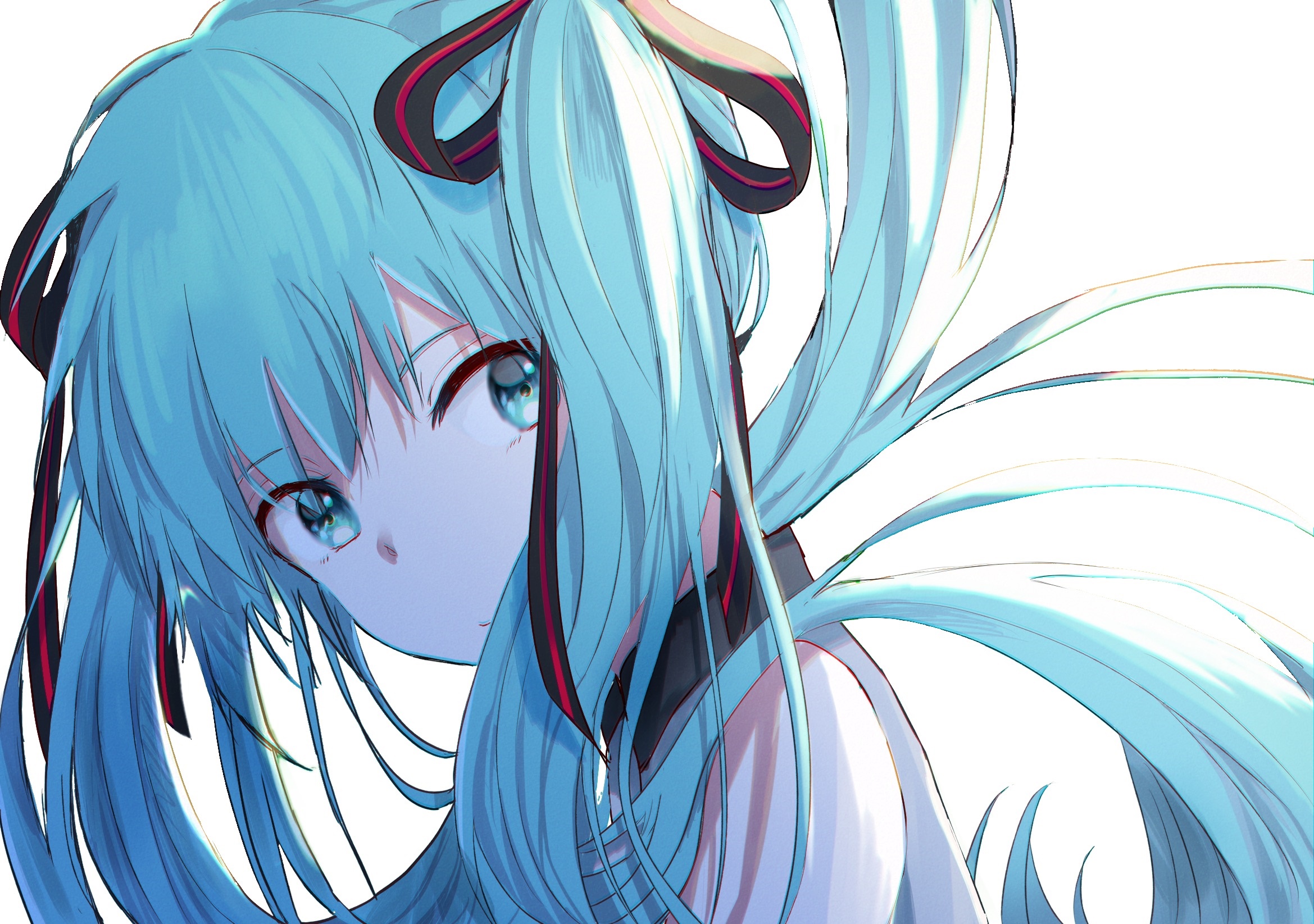 Hatsune Miku from Vocaloid HD Wallpaper