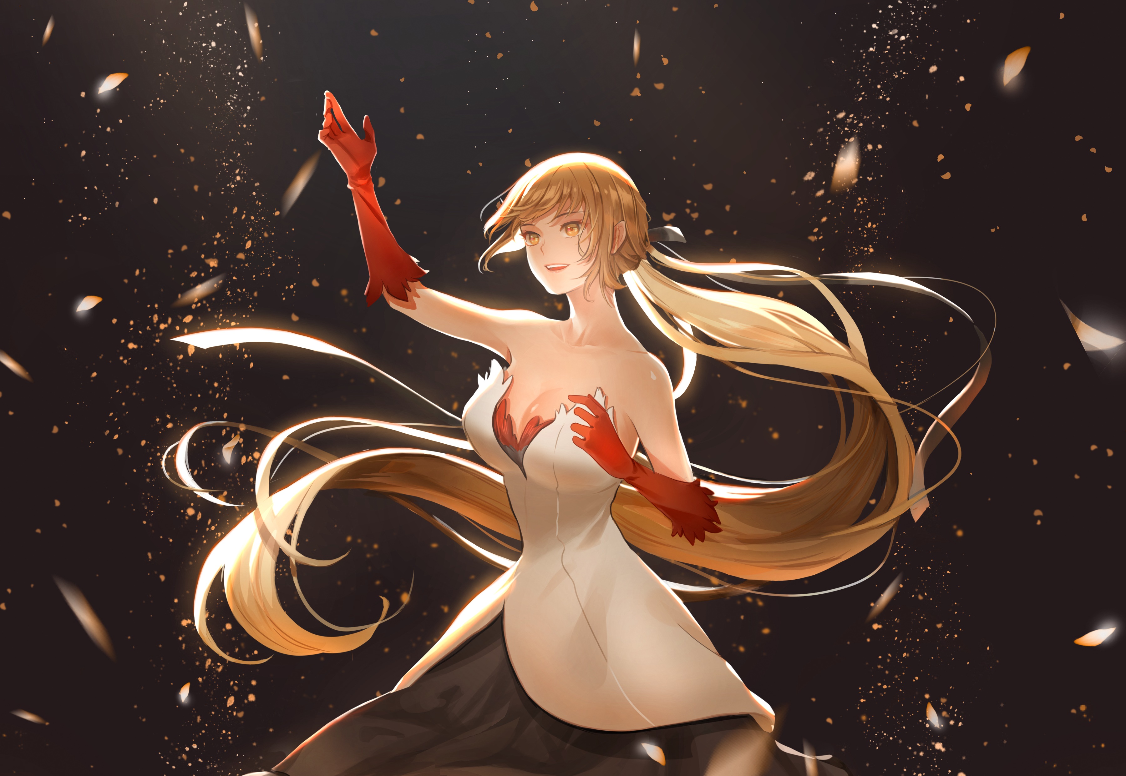 Shinobu Oshino from Monogatari Series HD Wallpaper