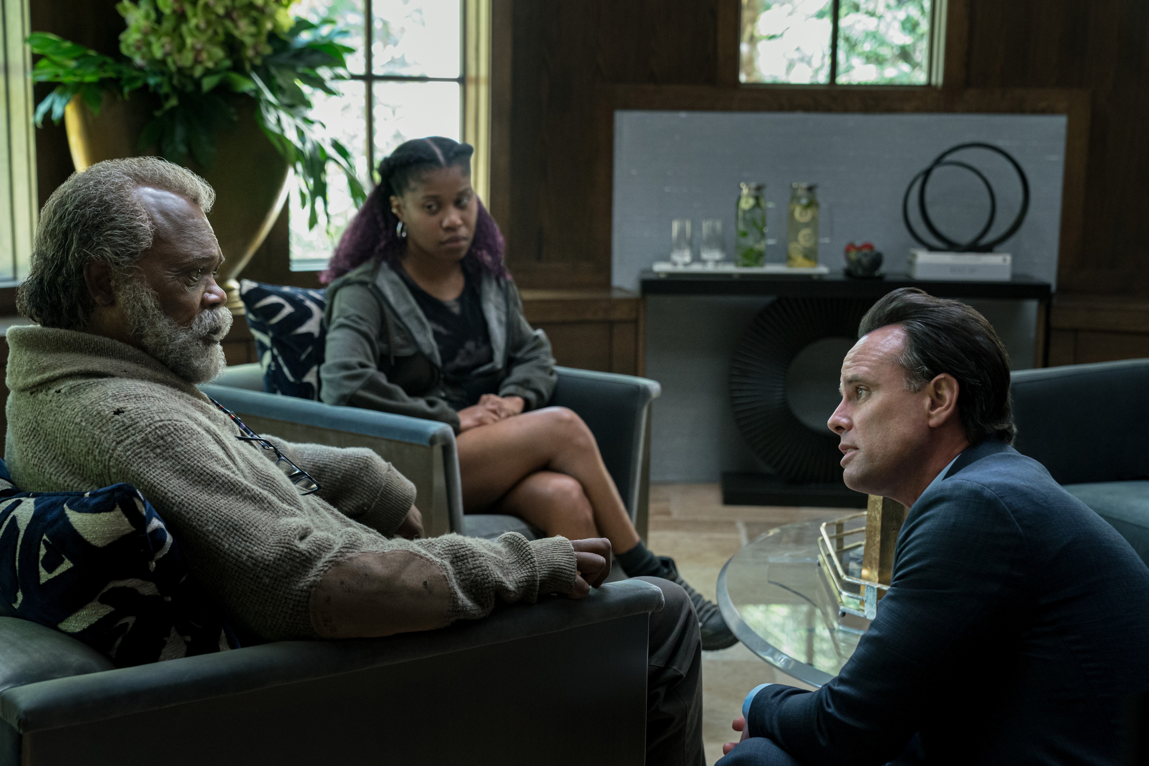 The Last Days Of Ptolemy Grey 4K: Samuel L. Jackson and Walton Goggins HD Wallpaper