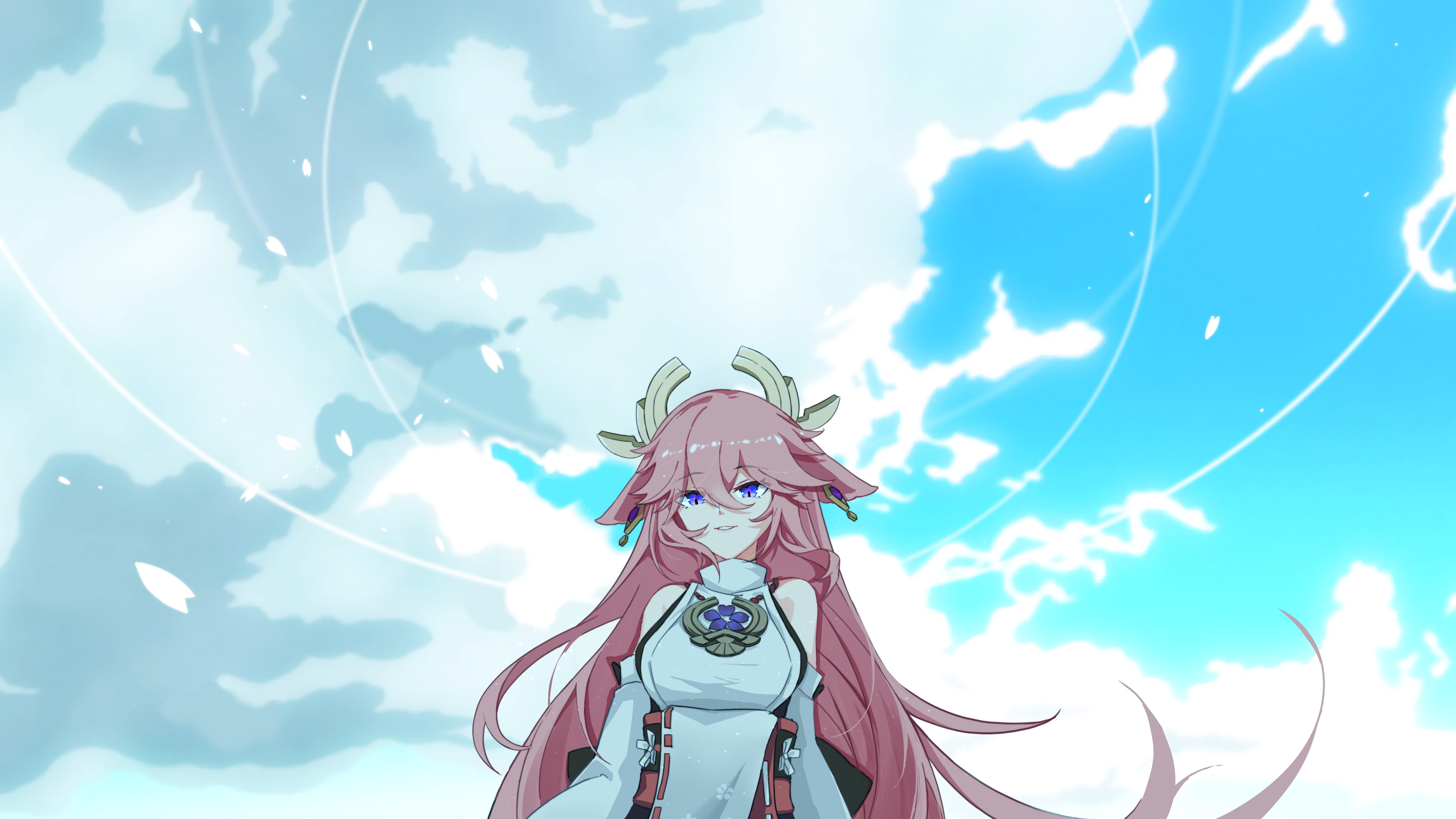 Yae Miko from Genshin Impact 4K HD Wallpaper