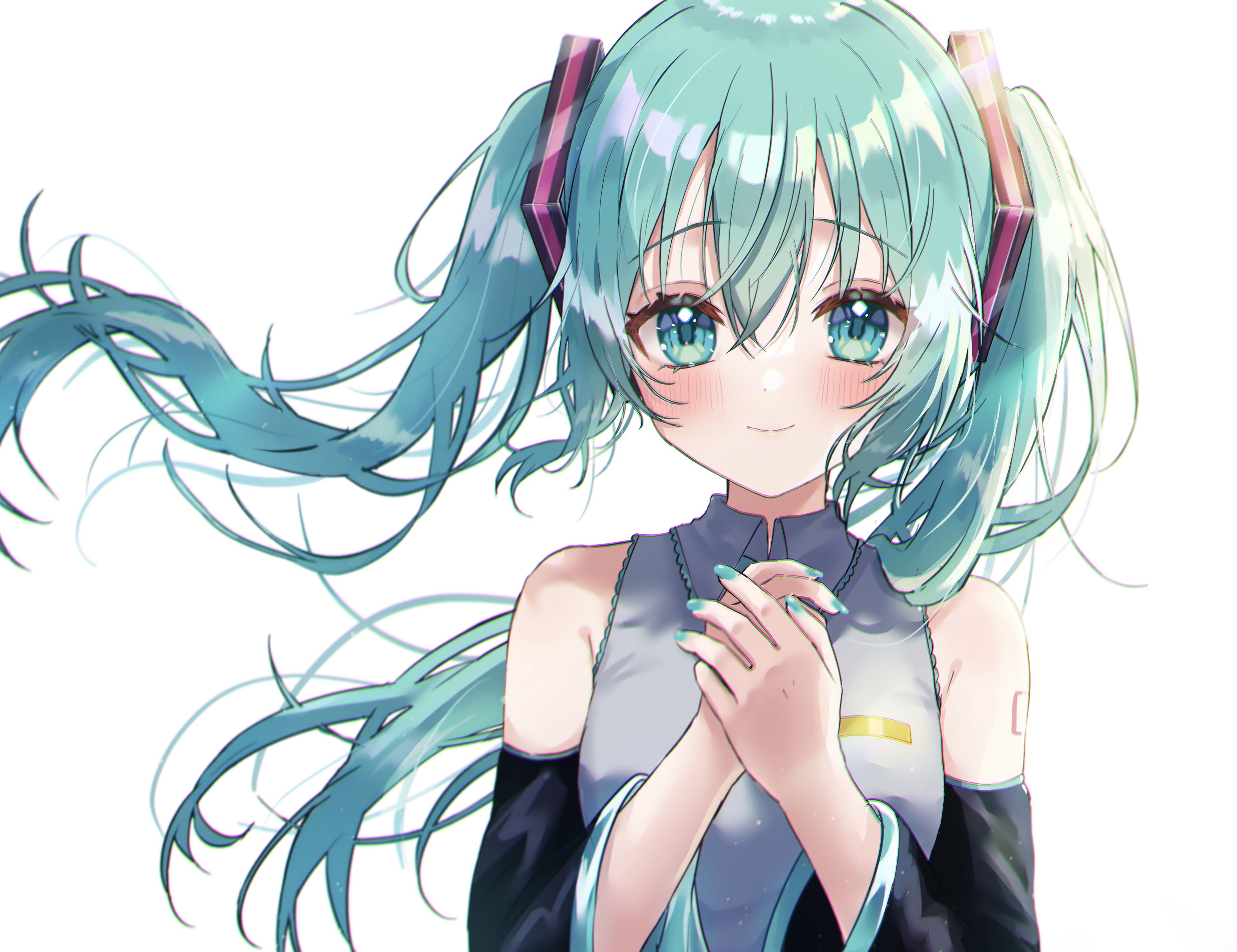 Hatsune Miku from Vocaloid HD Wallpaper
