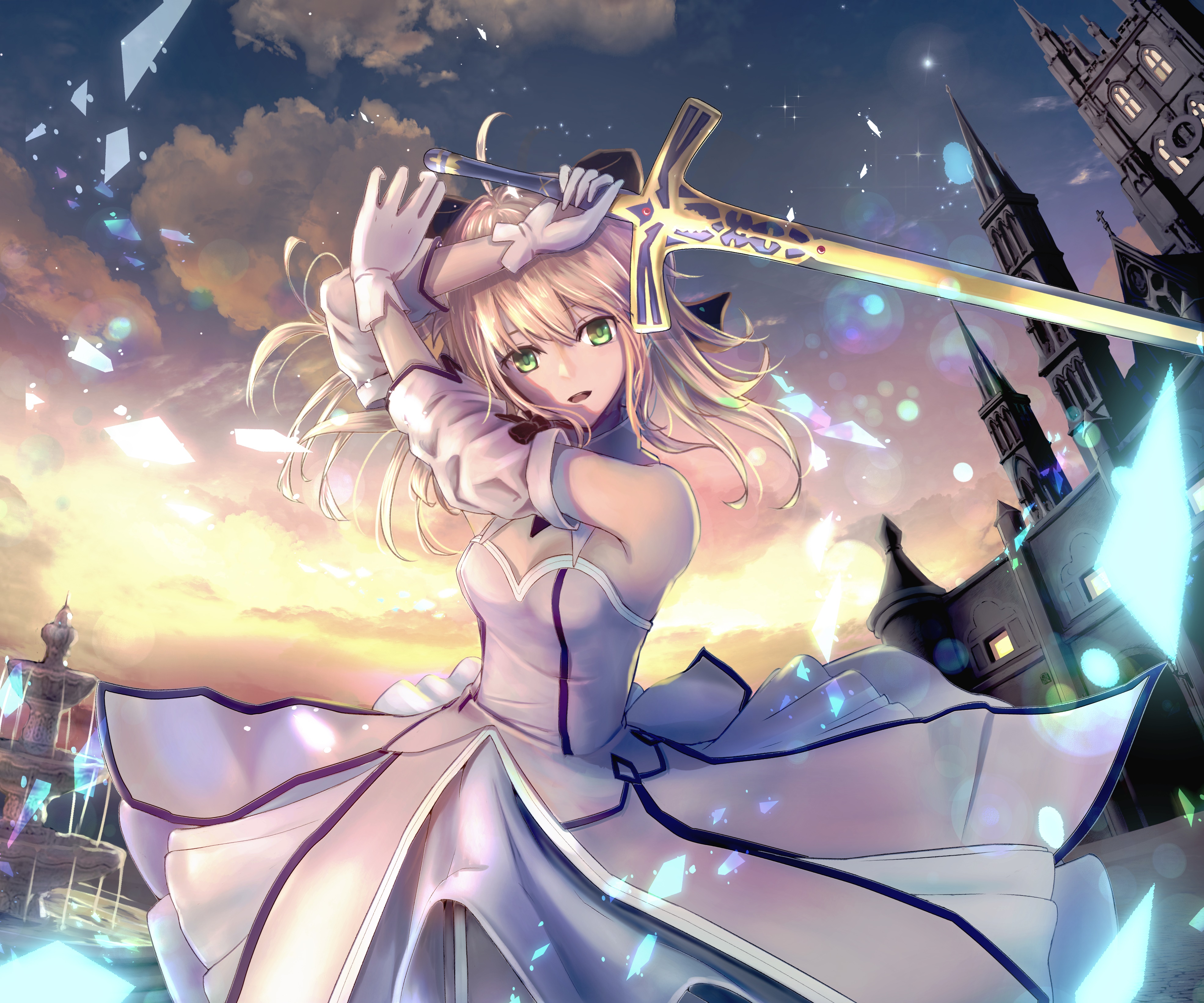 Saber Lily from Fate/Grand Order 4K HD Wallpaper