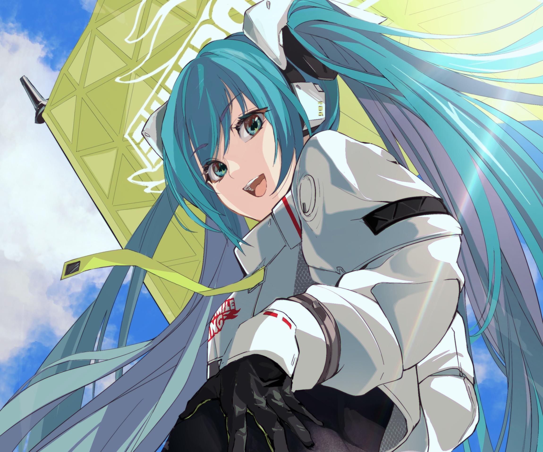 Hatsune Miku from Vocaloid HD Wallpaper