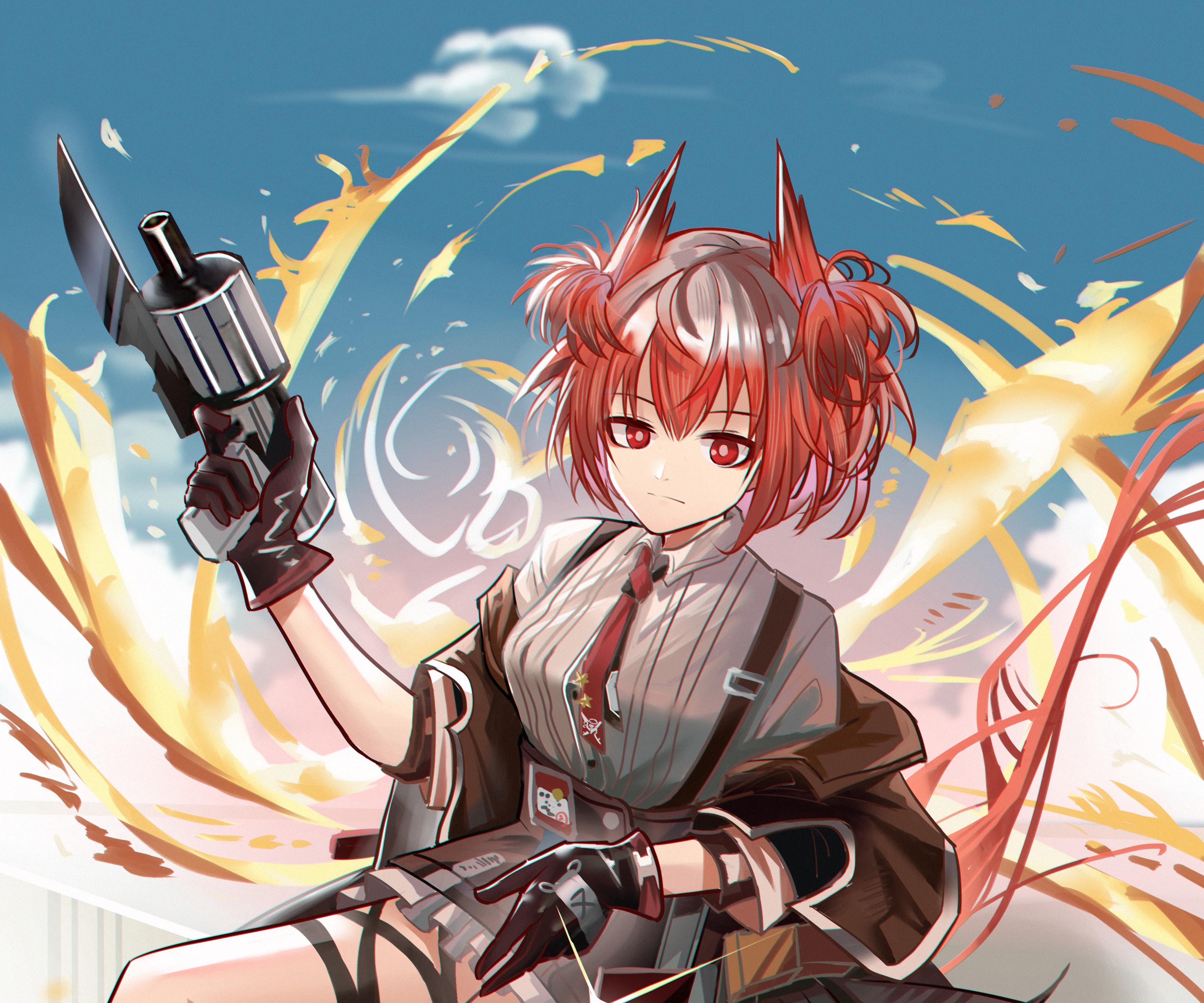 Fiammetta from Arknights HD Wallpaper