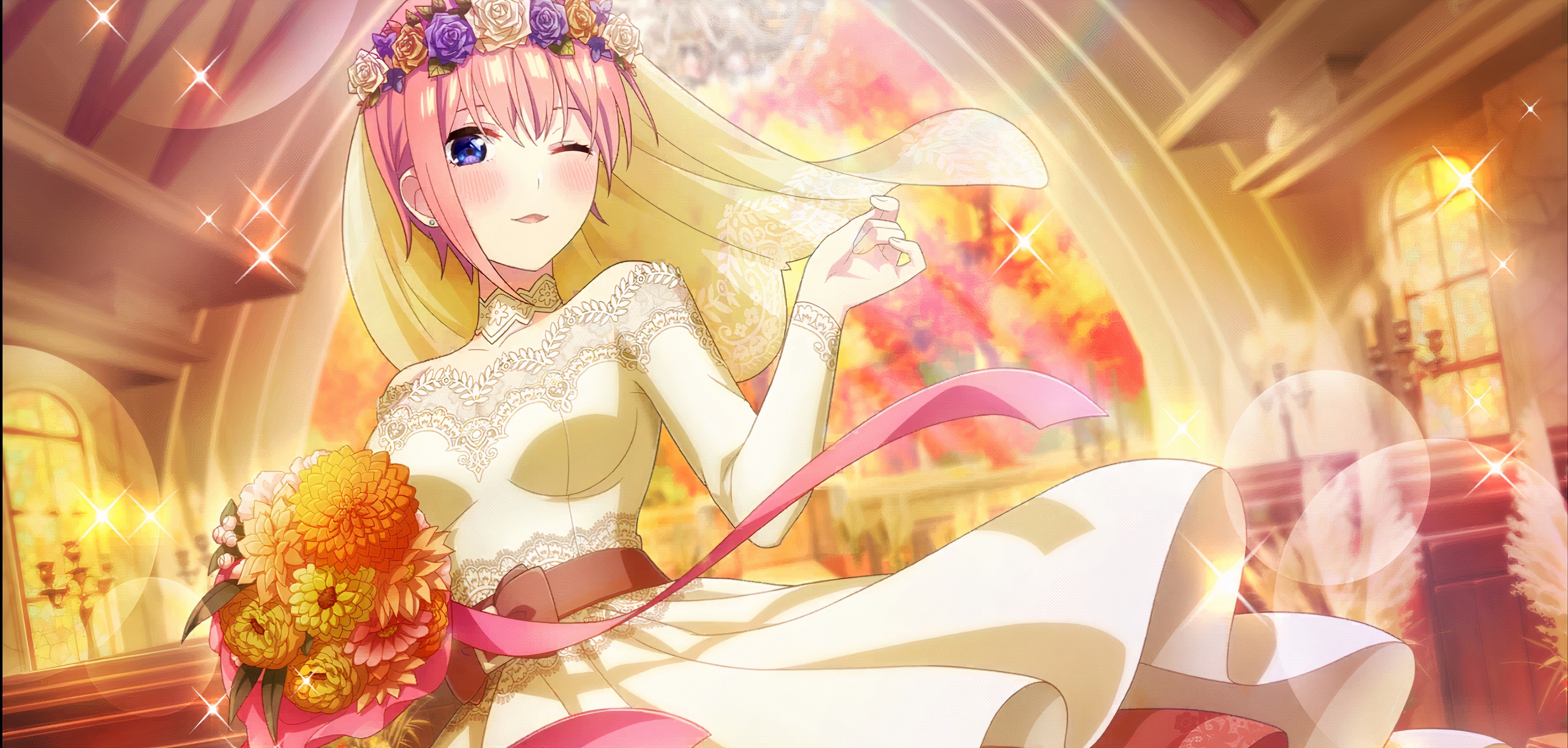 Ichika Nakano from The Quintessential Quintuplets HD Wallpaper